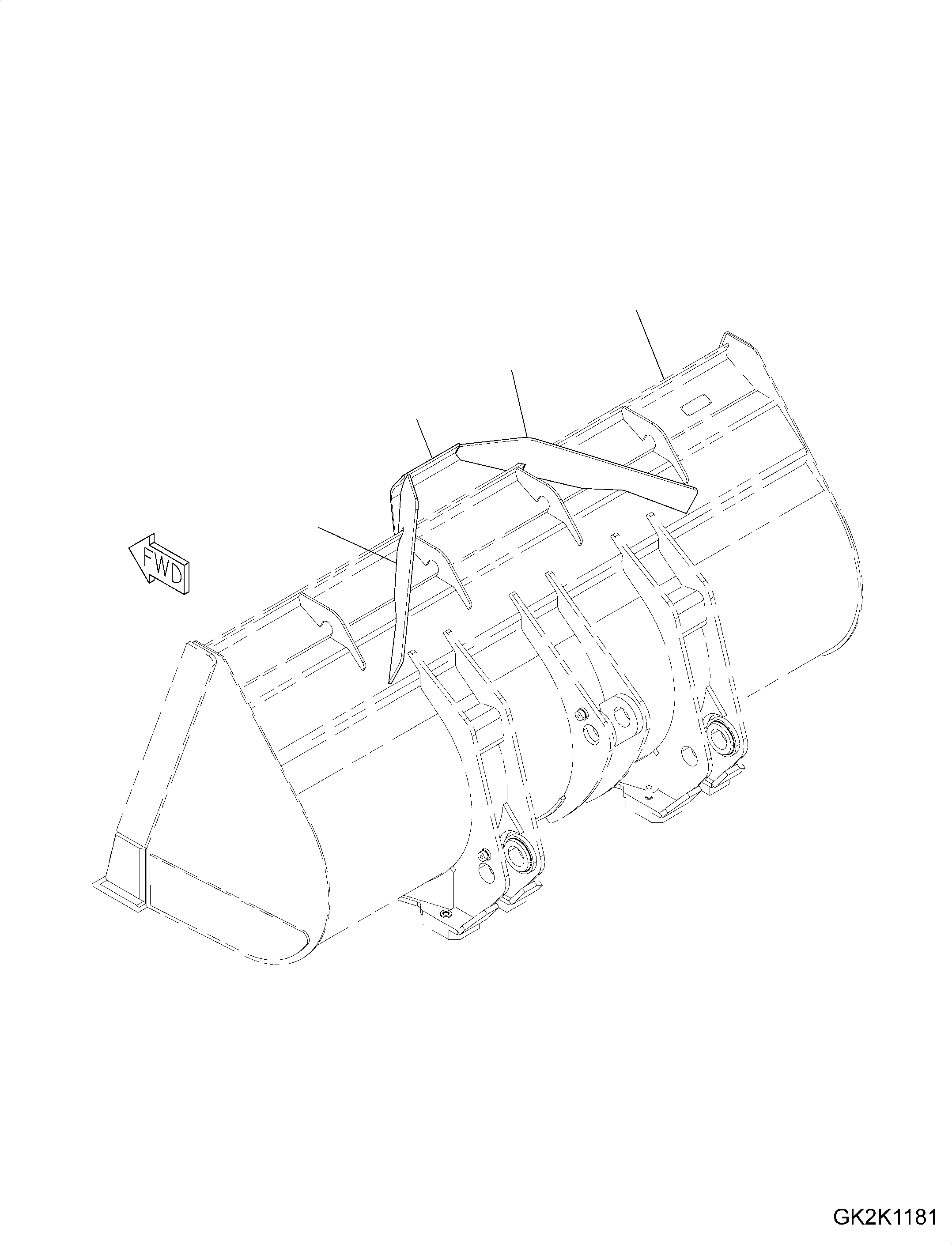 Пластина сварная 419-74-H2N30 KOMATSU