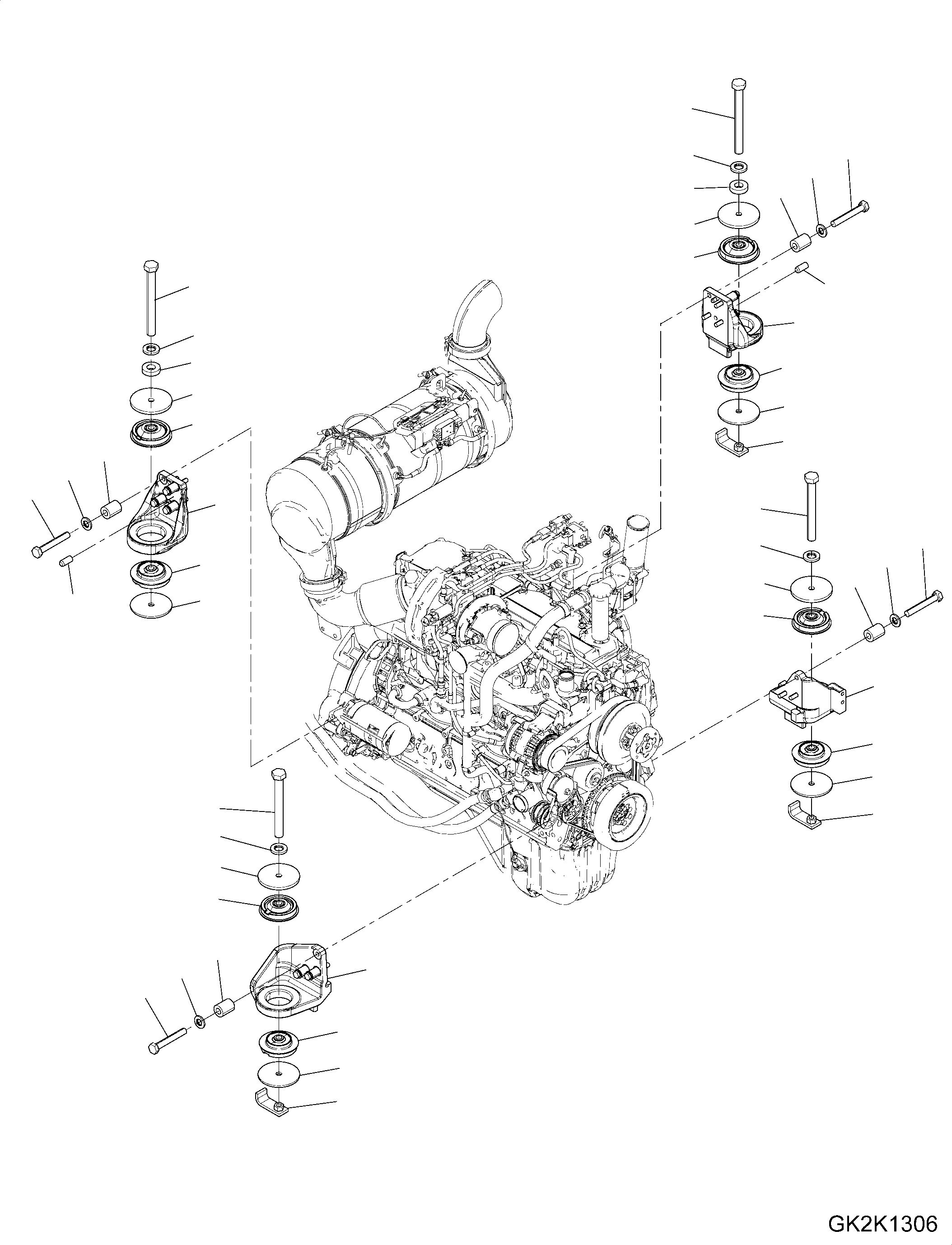 Амортизирующая подушка 2A5-01-11330 KOMATSU