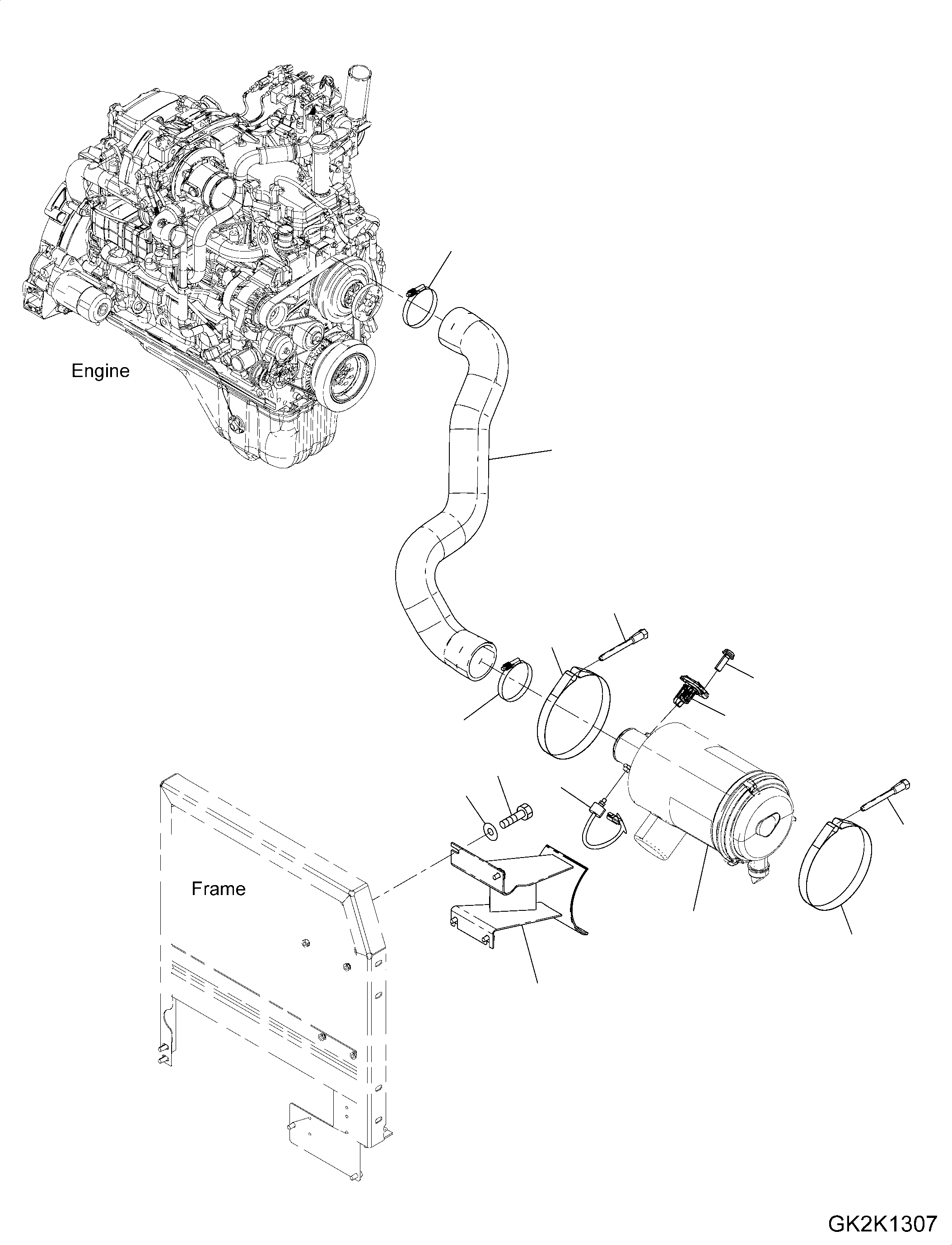 Шланг 20J-01-51210 KOMATSU