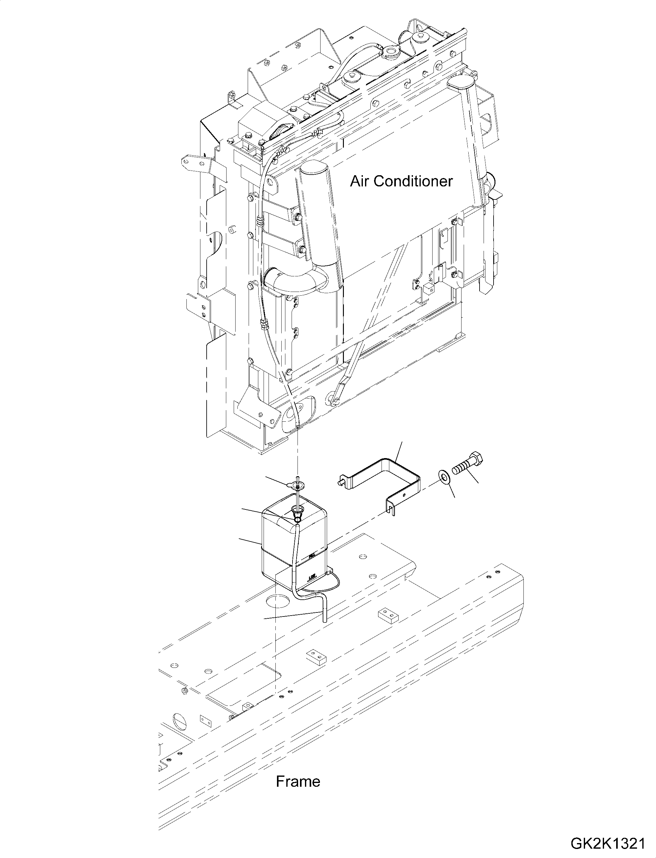 Кронштейн 20J-03-51810 KOMATSU