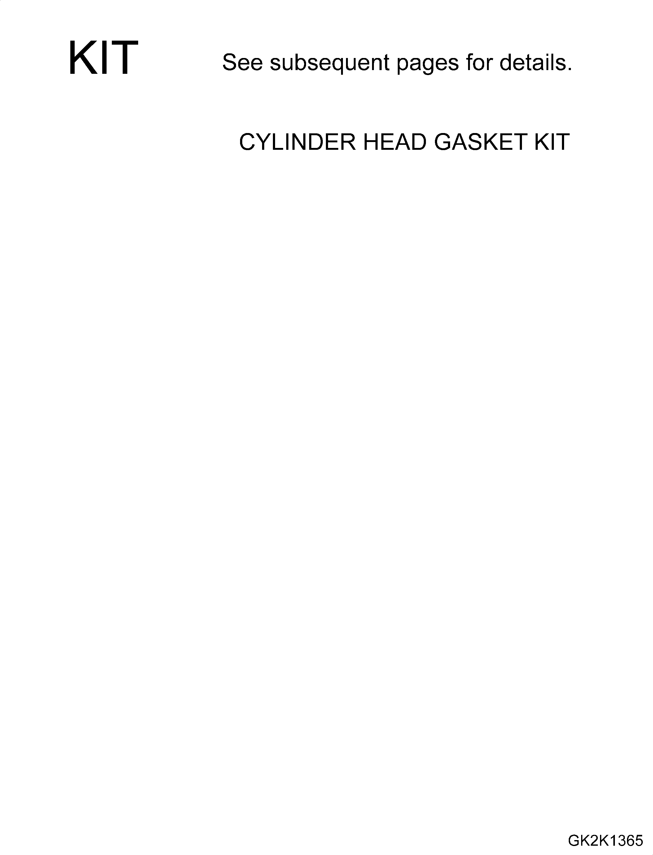 Set, Upper Engine Gasket CU2882046 KOMATSU