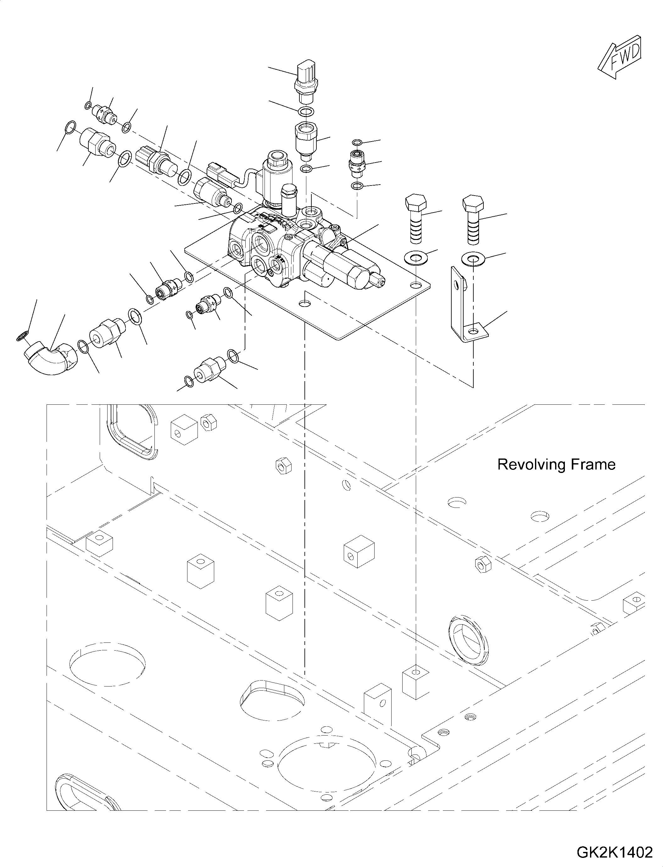 Клапан 20J-60-53190 KOMATSU