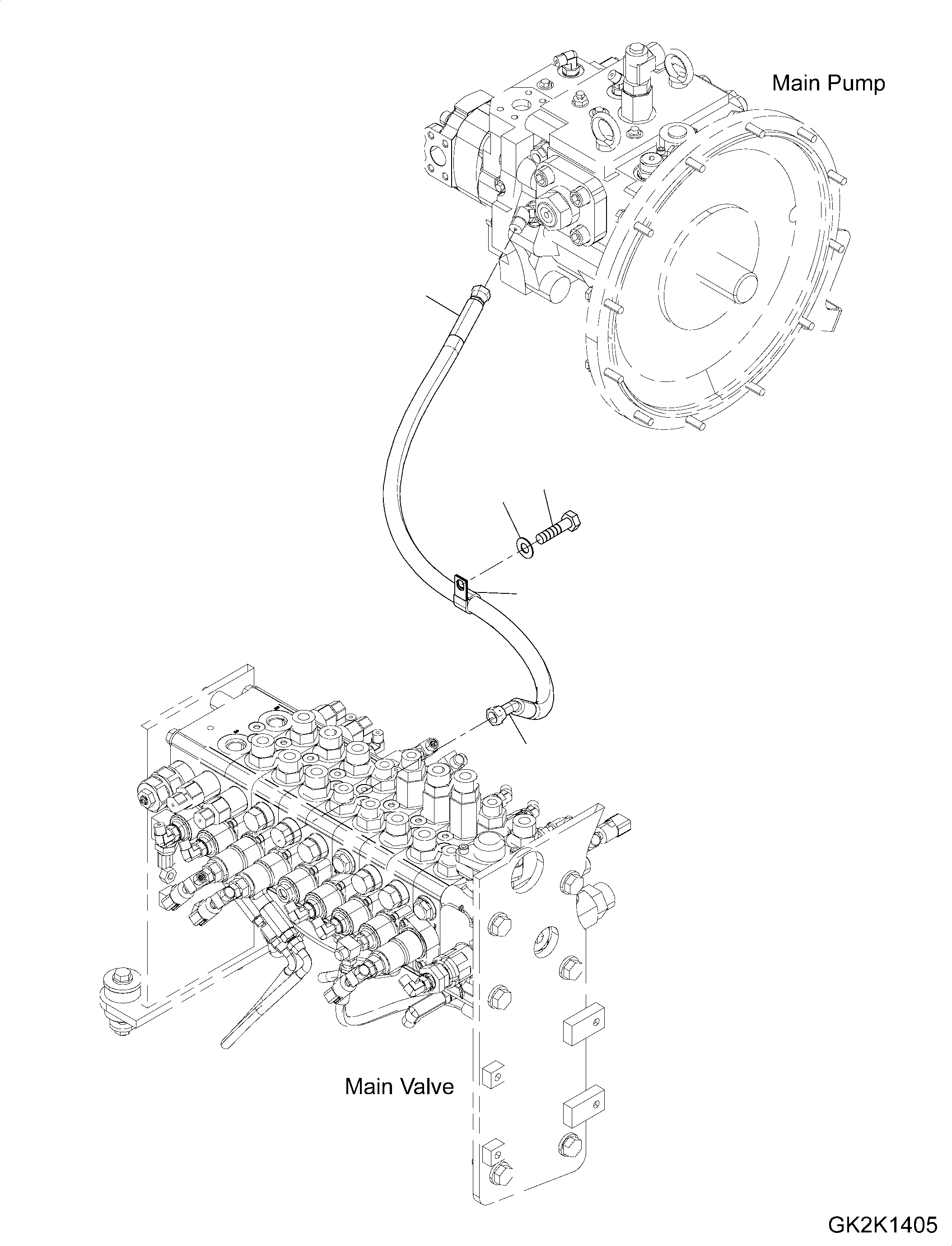 Шланг 02779-00310 KOMATSU