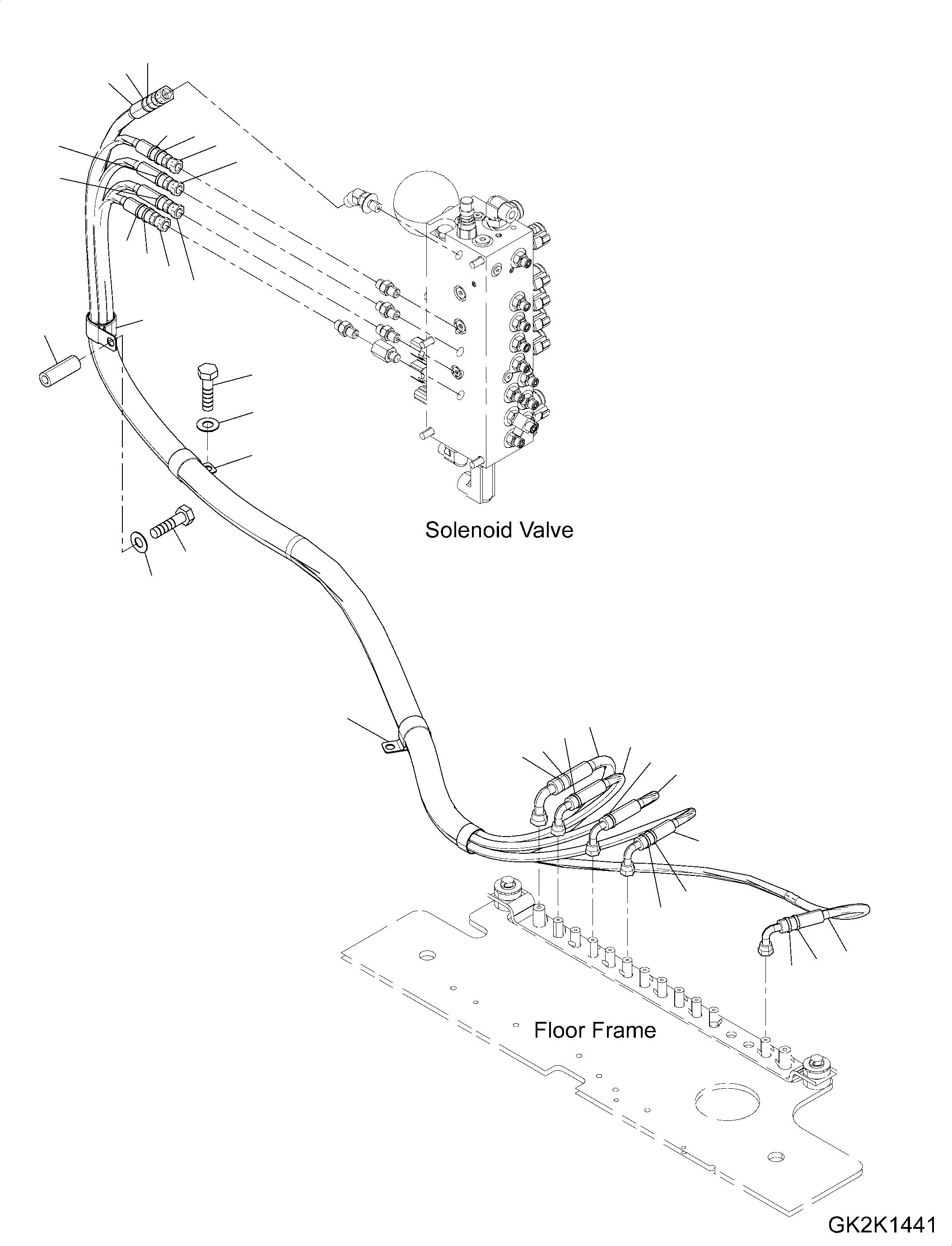 Шланг 02775-00223 KOMATSU