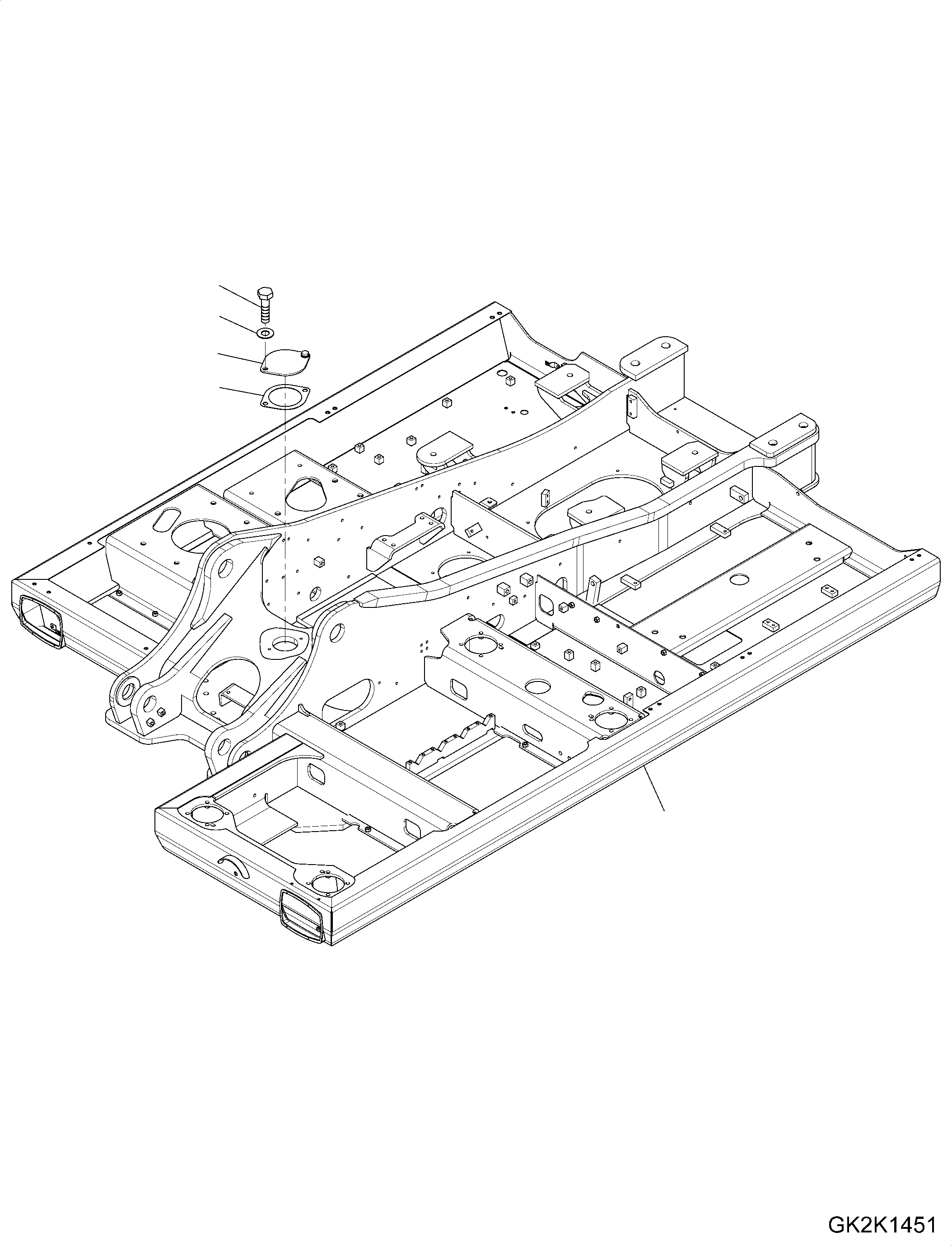 Frame, Revolving 20J-46-51111 KOMATSU