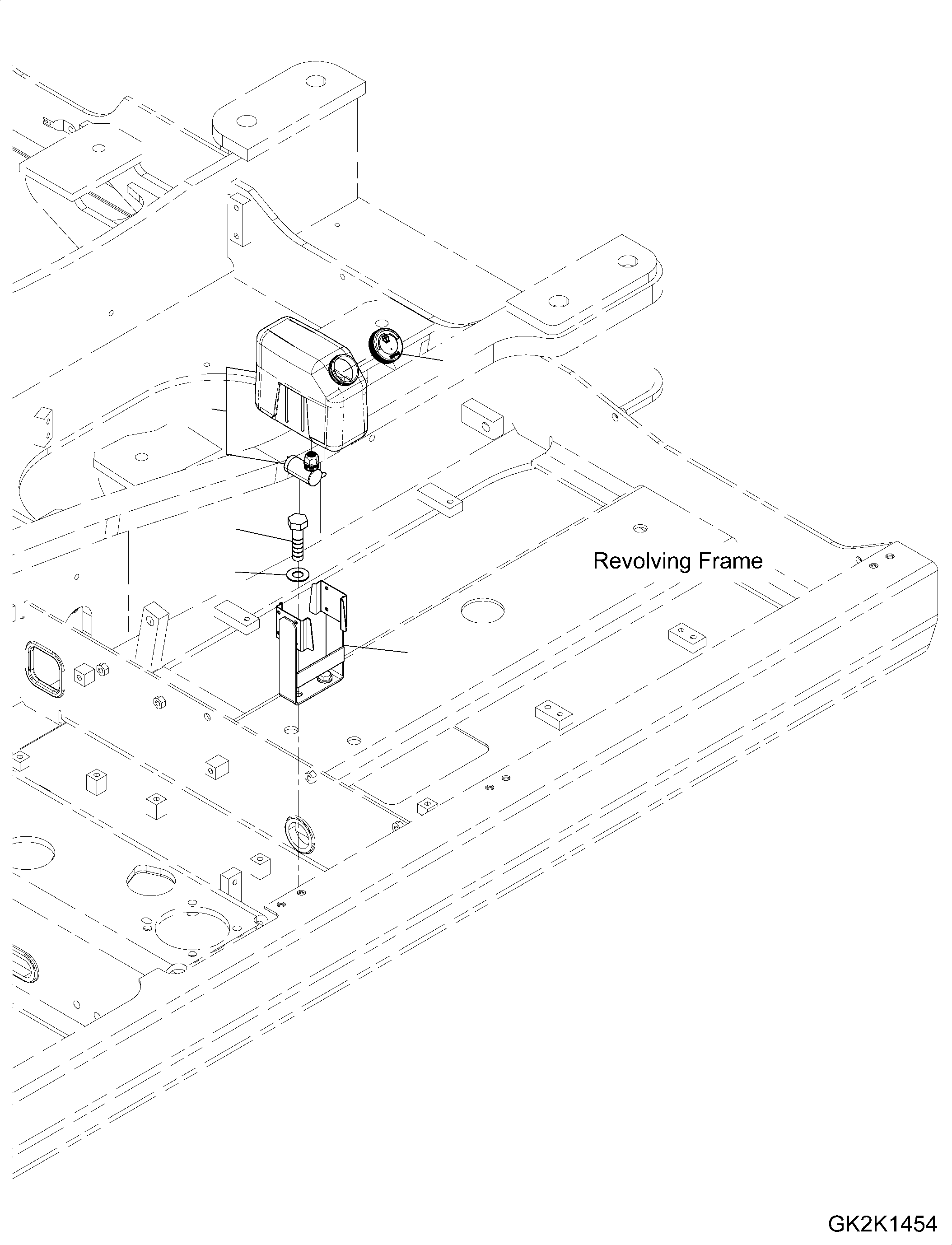 Washer Tank 20J-07-56100 KOMATSU