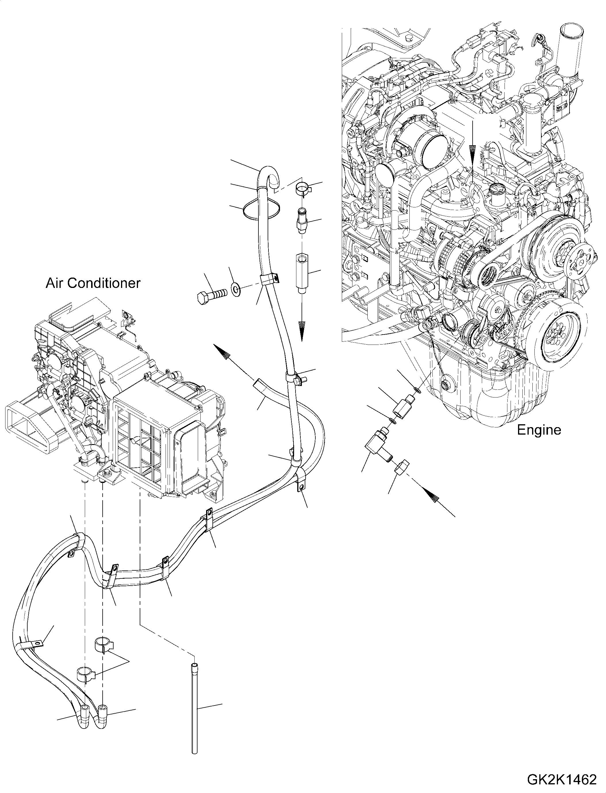 Шланг 20J-979-5180 KOMATSU