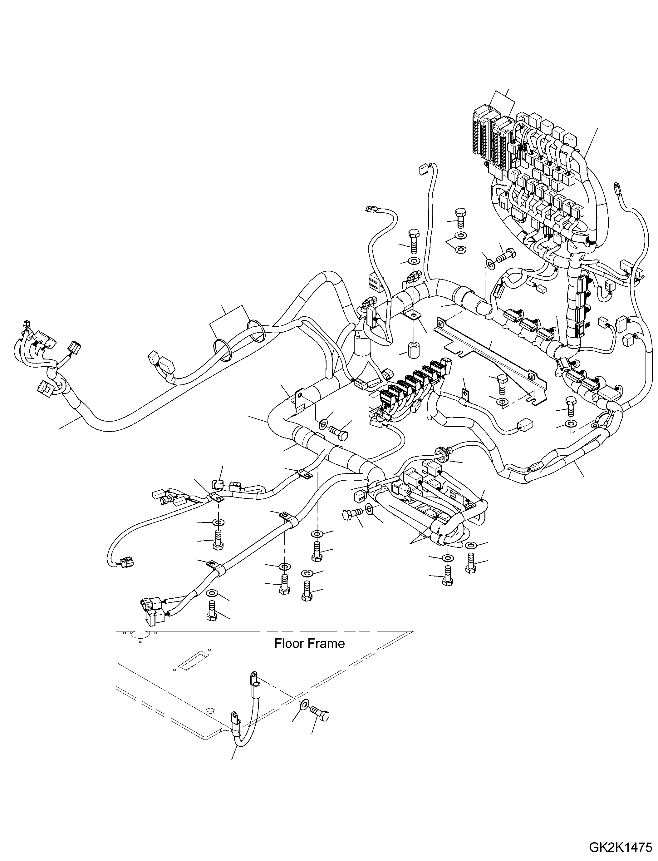 Проходная втулка 14X-06-51540 KOMATSU