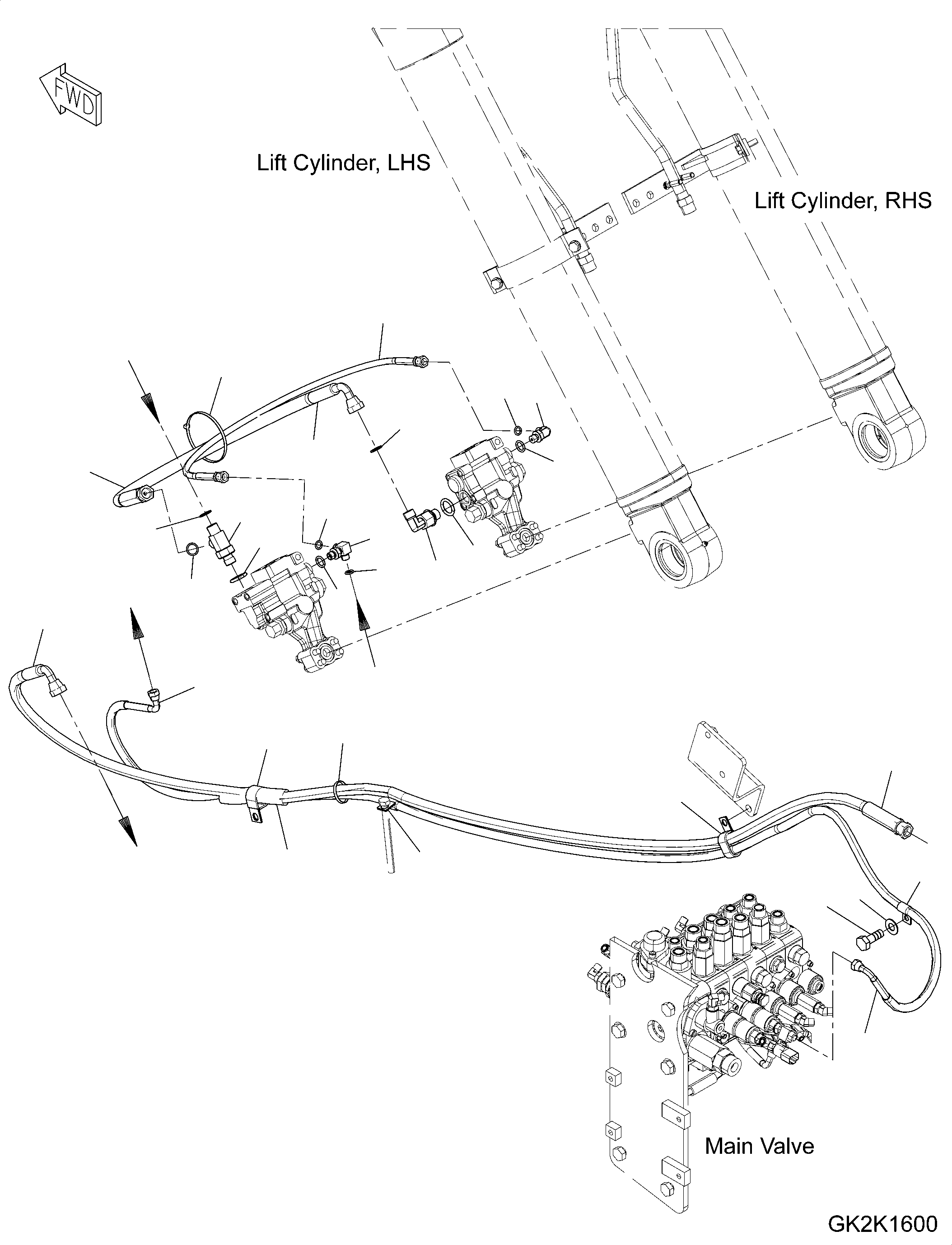 Шланг 02775-004A8 KOMATSU