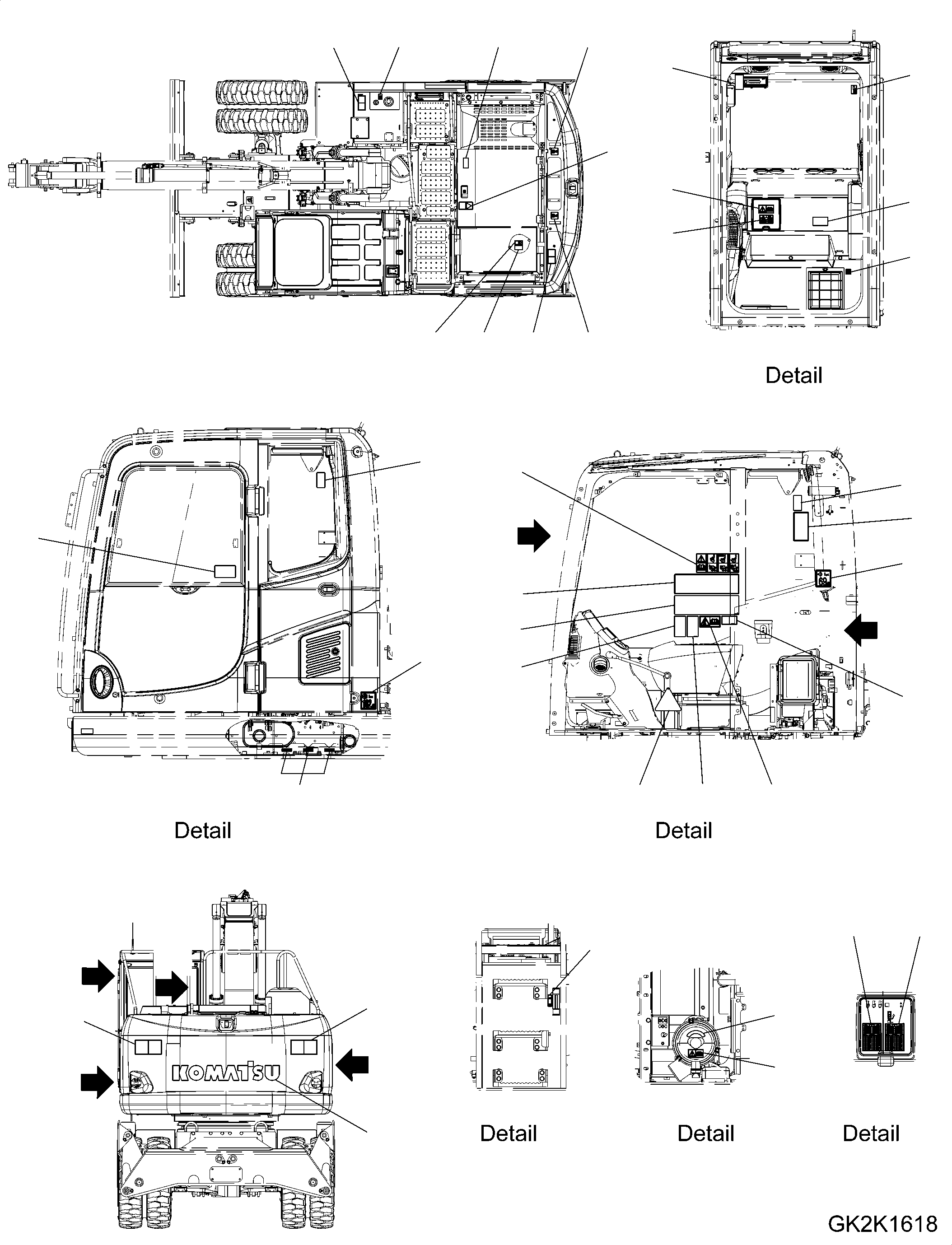 Plate, Fusebox 1 20E-00-51310 KOMATSU