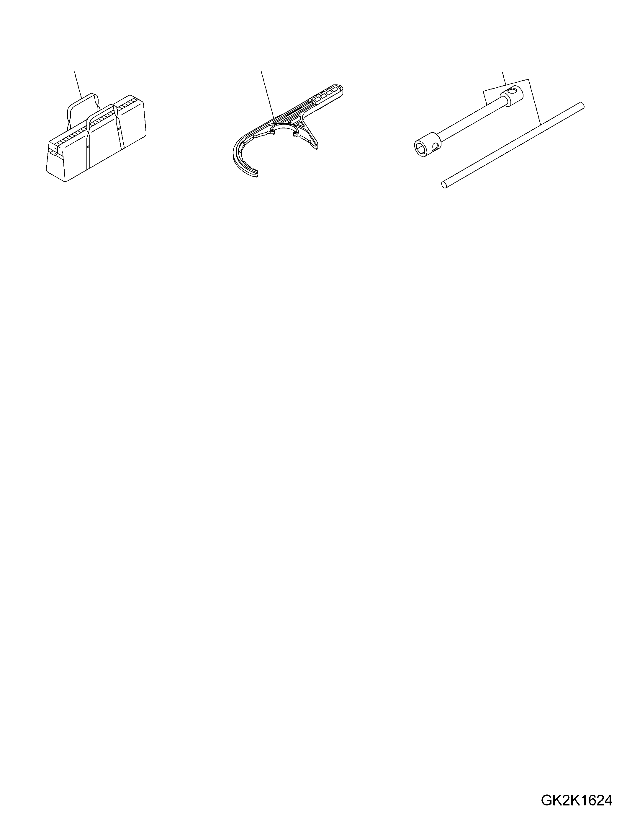Tool Kit, Standard 20J-98-51110 KOMATSU