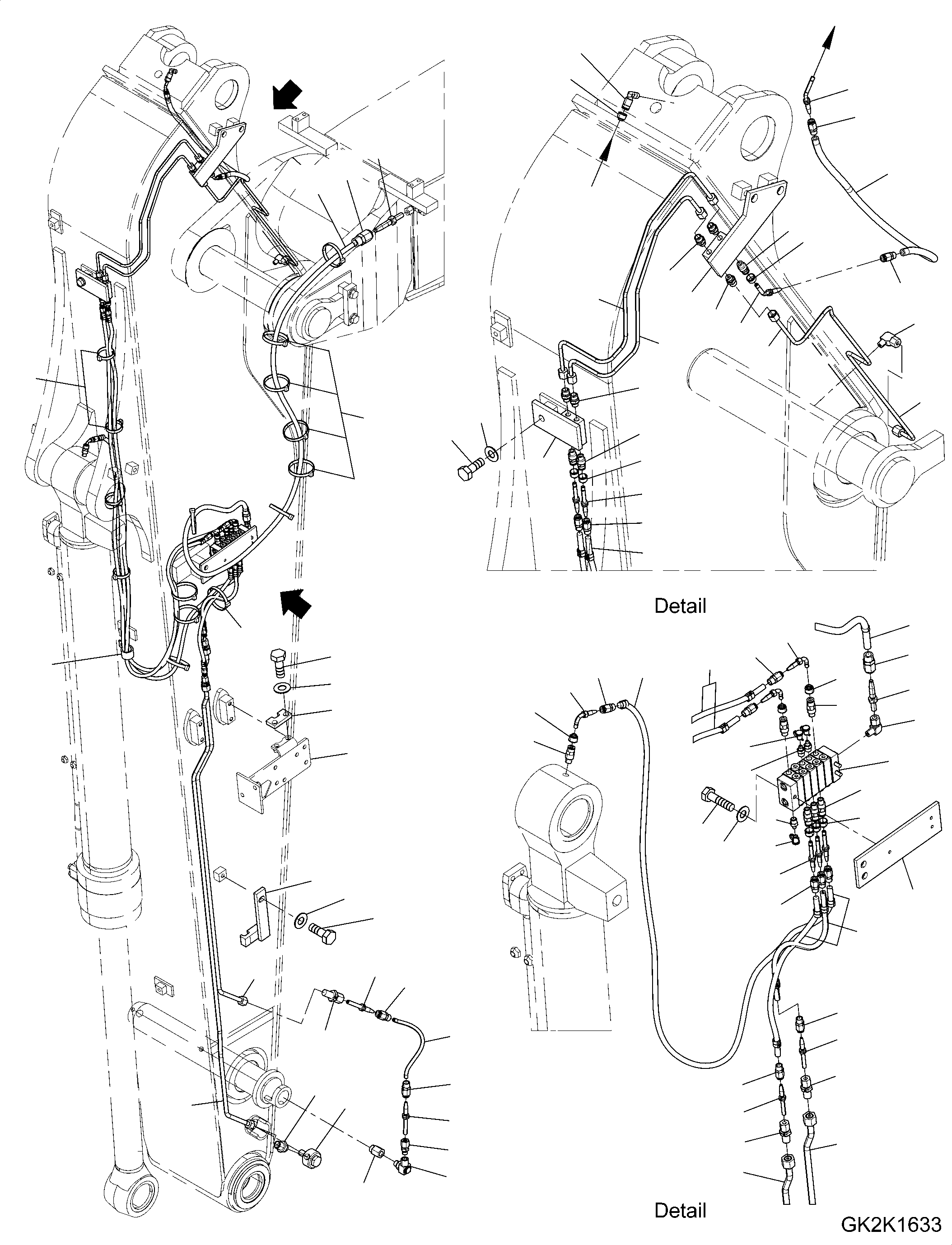 Feeder, Arm 42W-09-H3610 KOMATSU