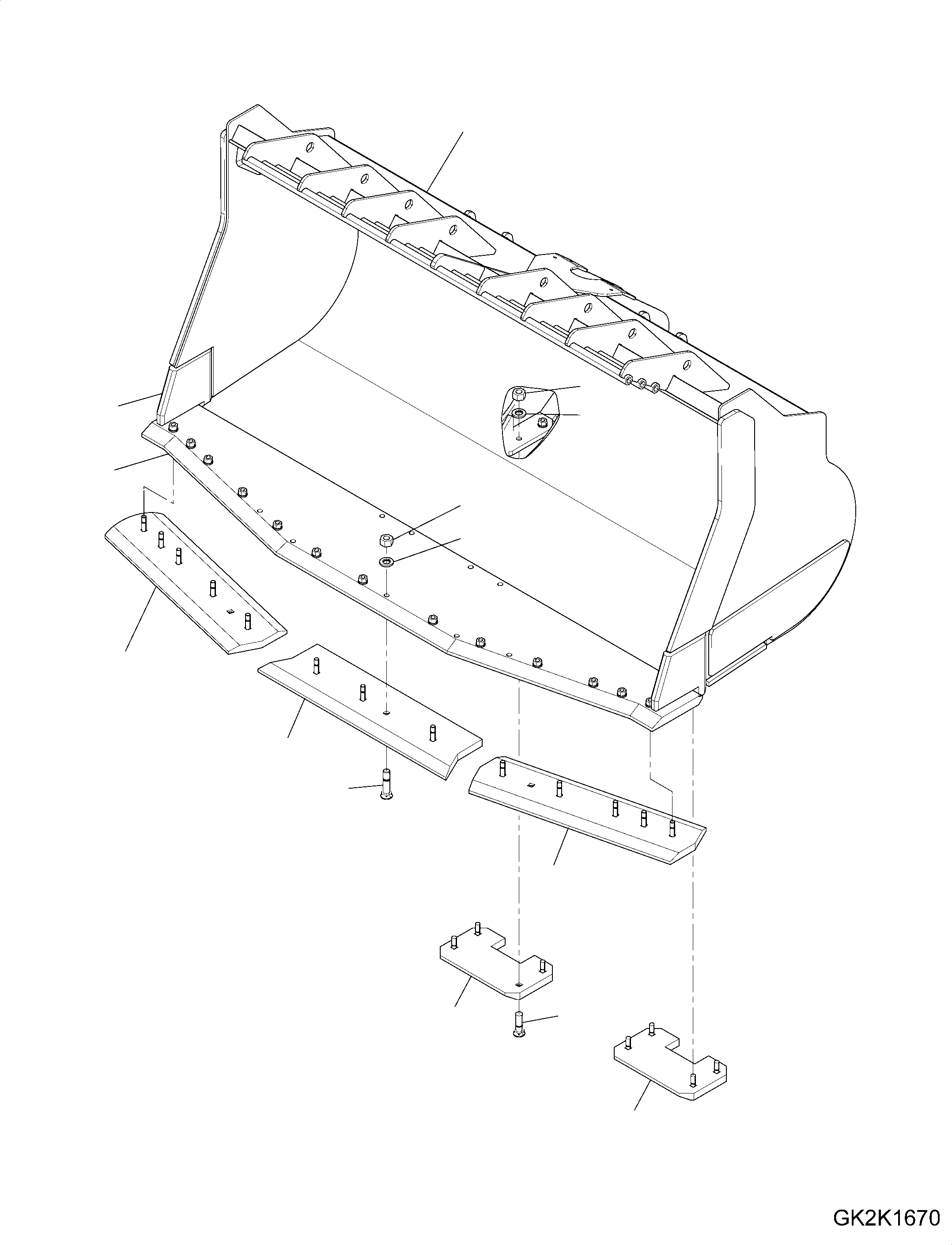 Щётка стеклоочистителя 425-72-H2B80 KOMATSU