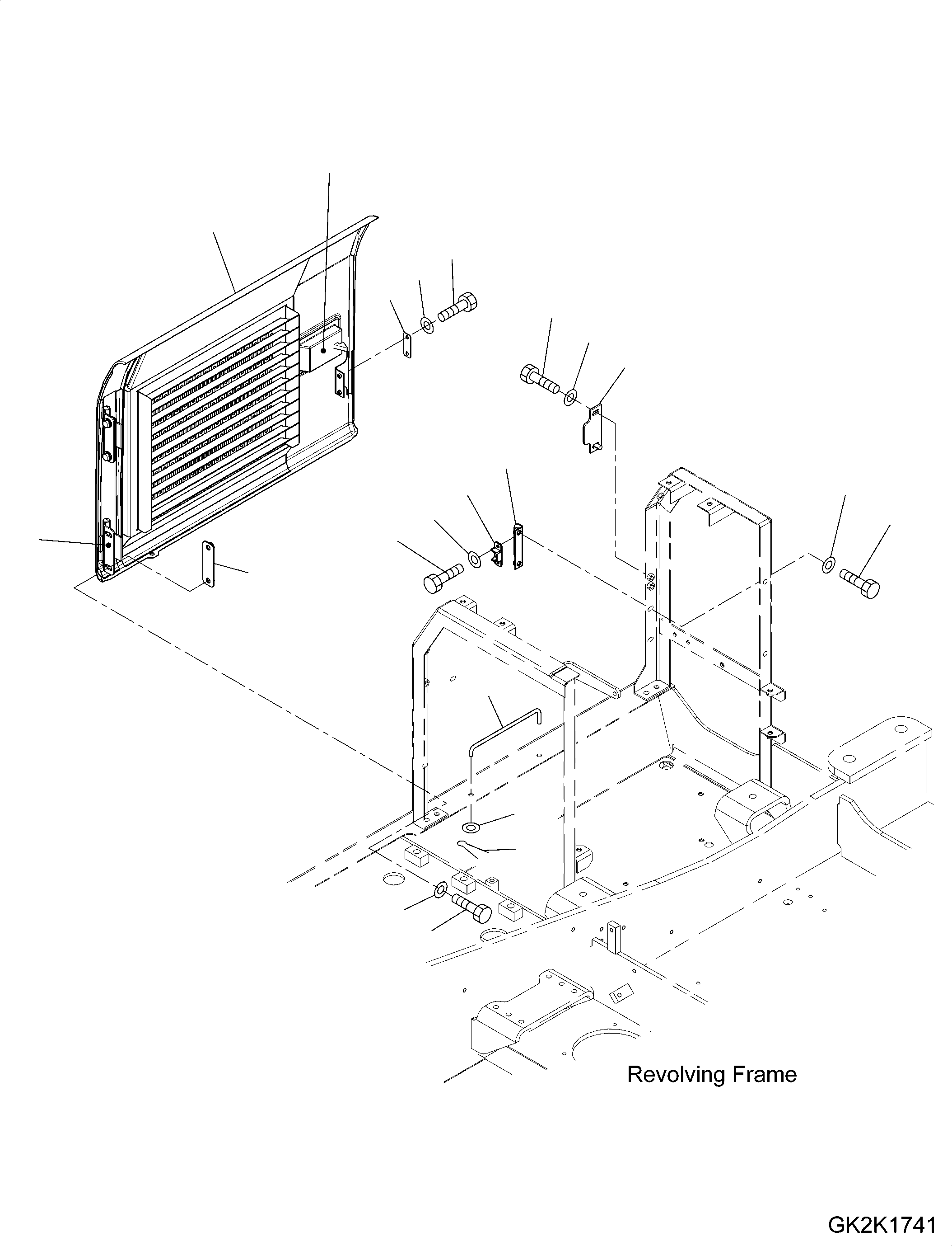 Cover Assembly, R.H. 20J-54-10951 KOMATSU