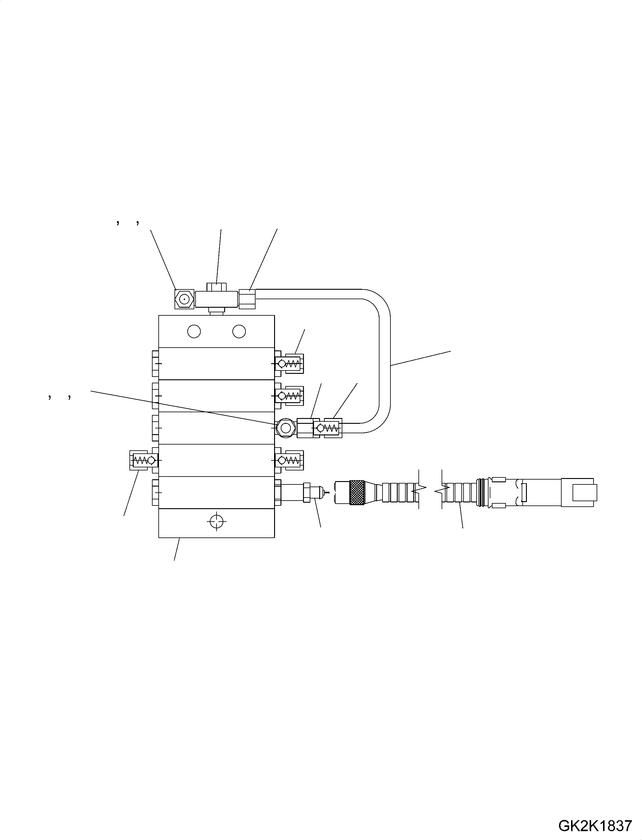 Progressive Feeder 421-S96-5110 KOMATSU