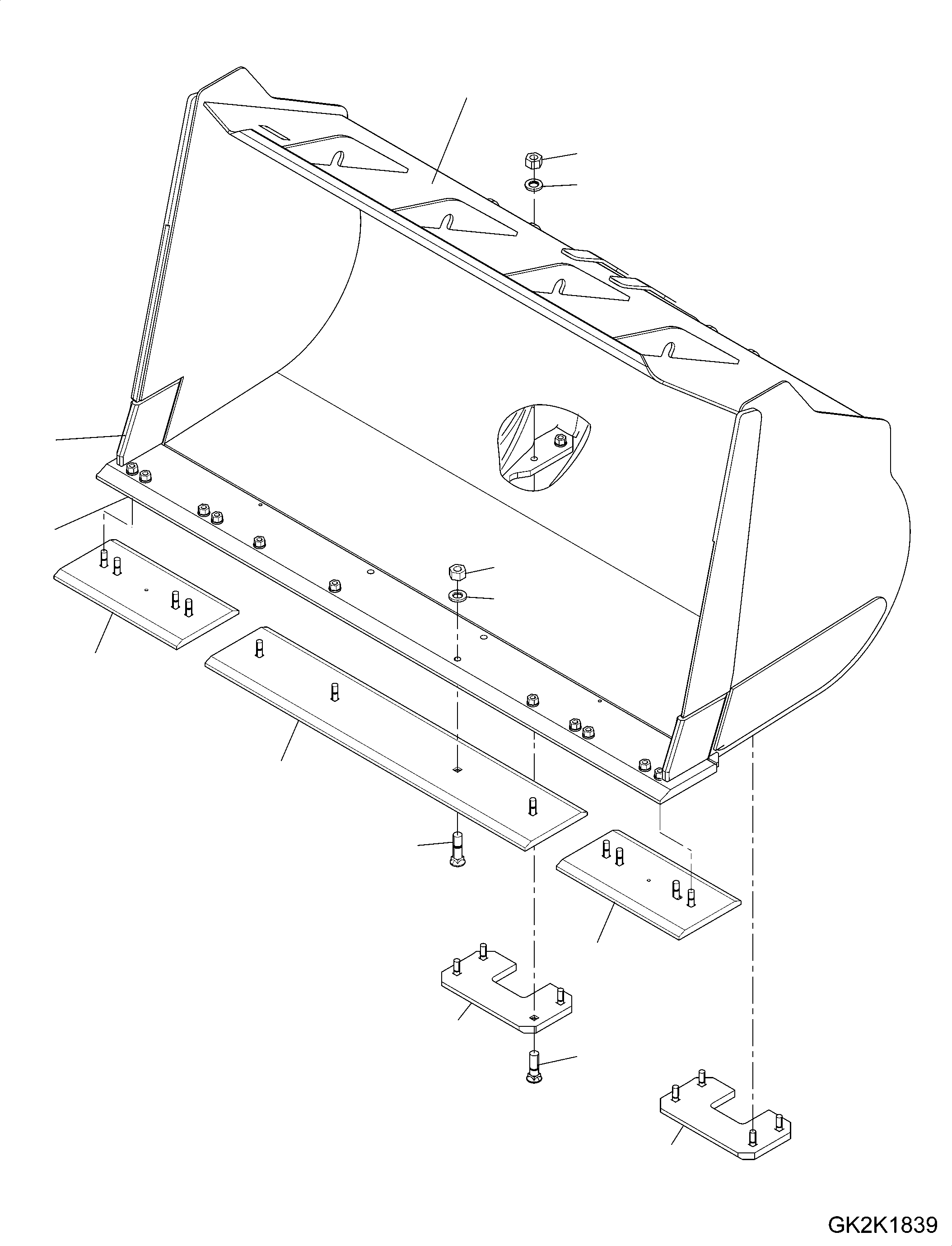 Bucket Assembly 421-77-H2401 KOMATSU