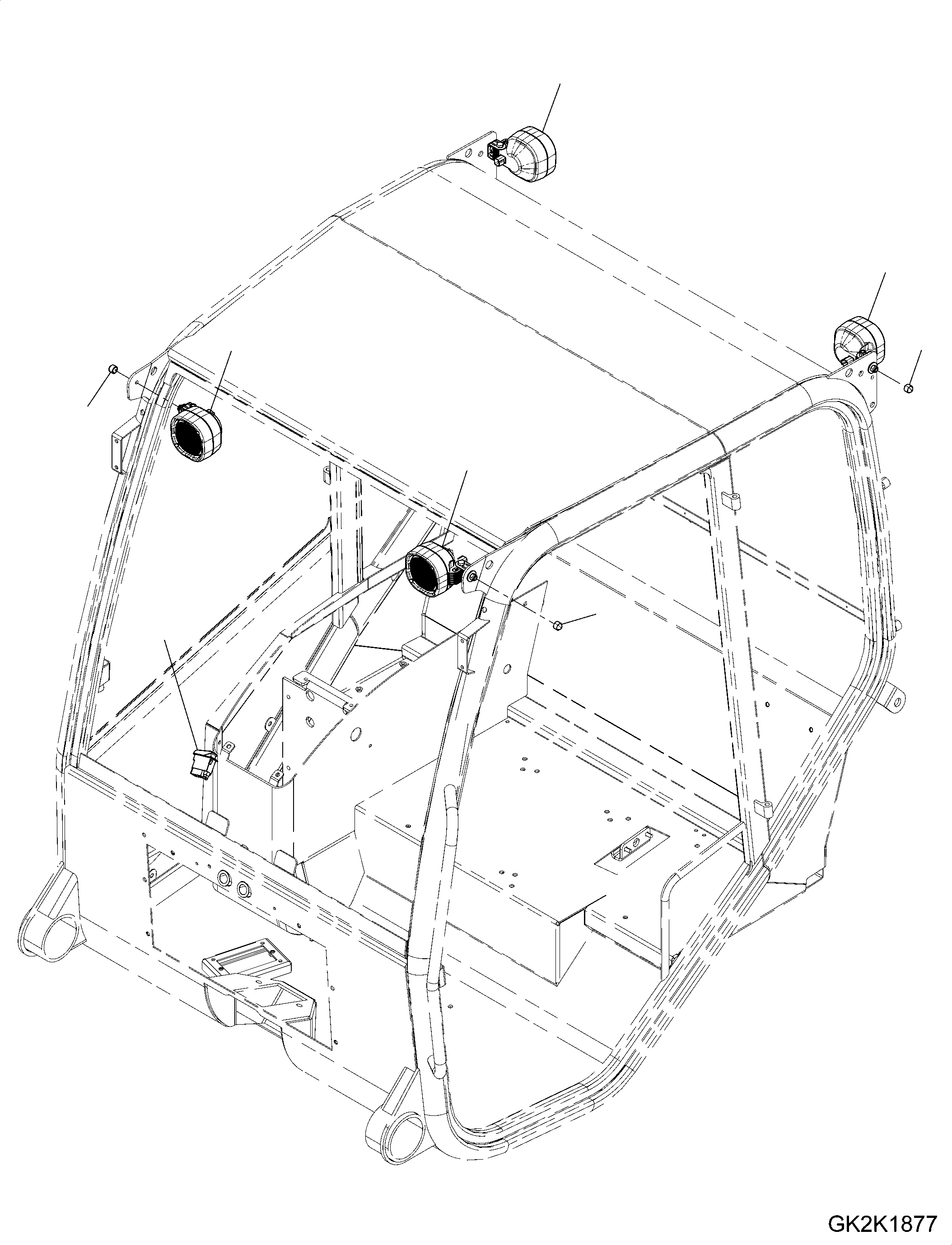 Switch, Worklamp 42W-06-46320 KOMATSU
