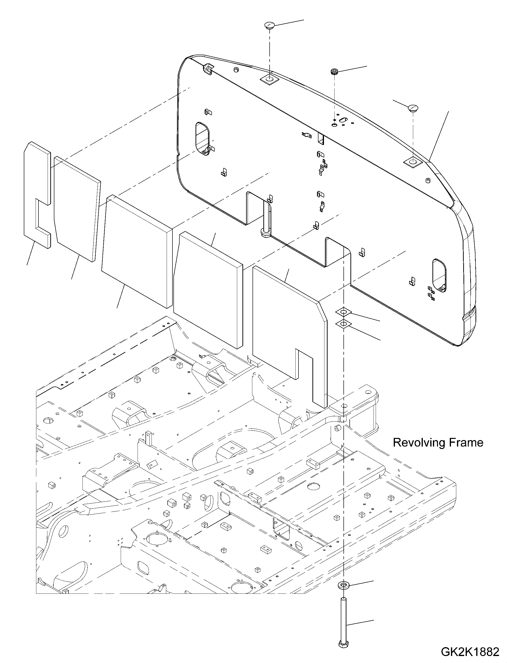 Counterweight Assembly 20K-46-43130 KOMATSU