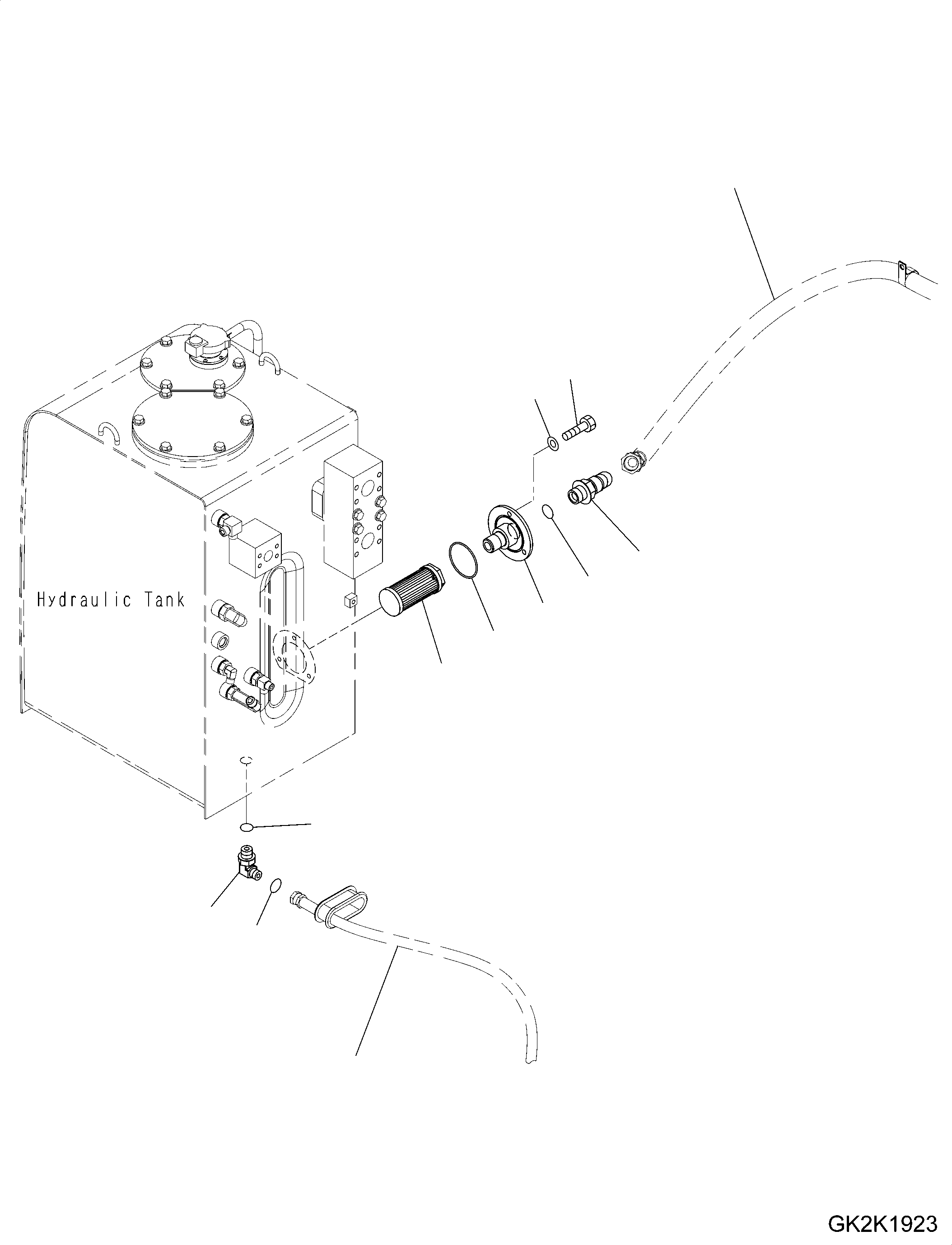 Шланг (07185-01016) KOMATSU