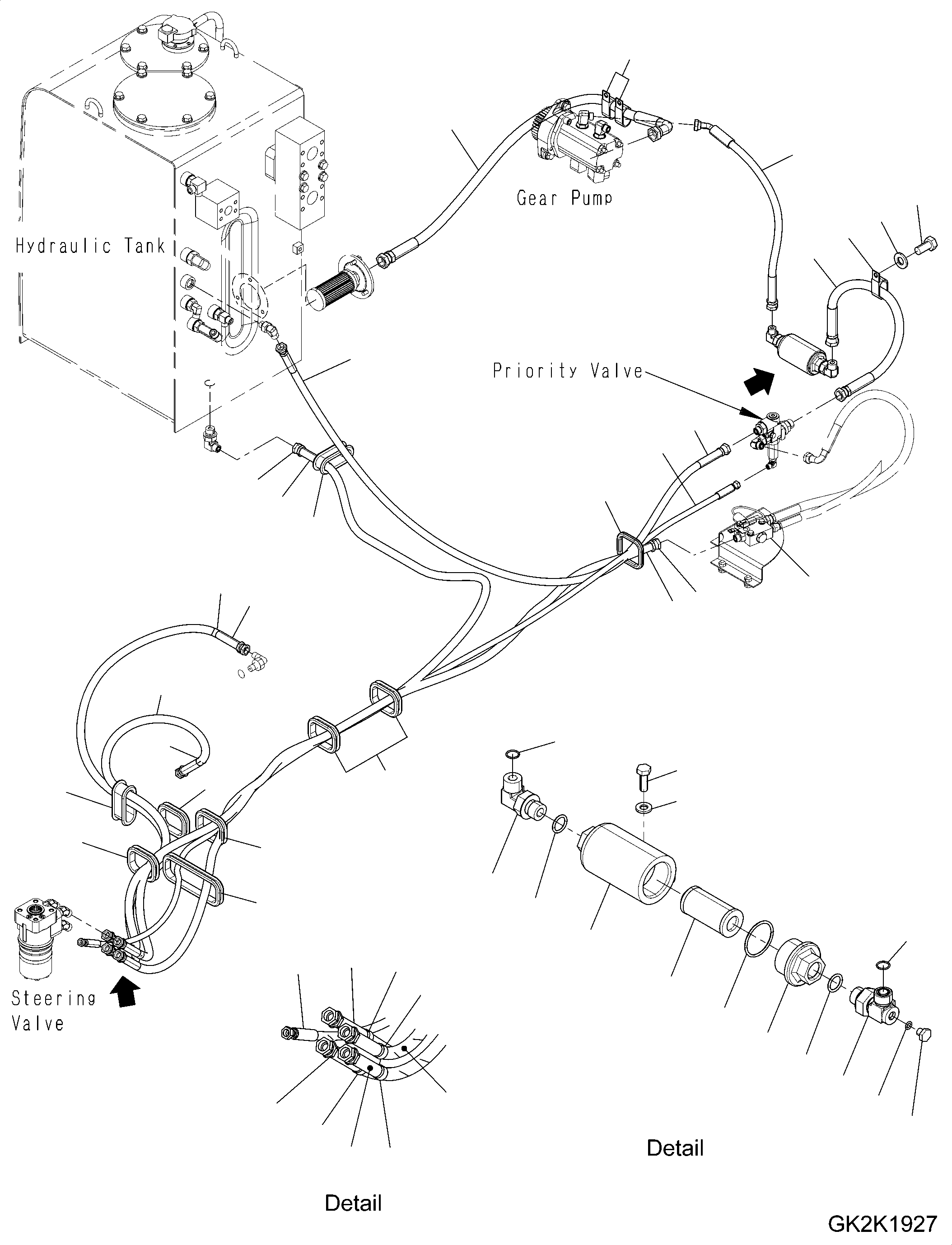 Клапанный блок (20K-62-36740) KOMATSU