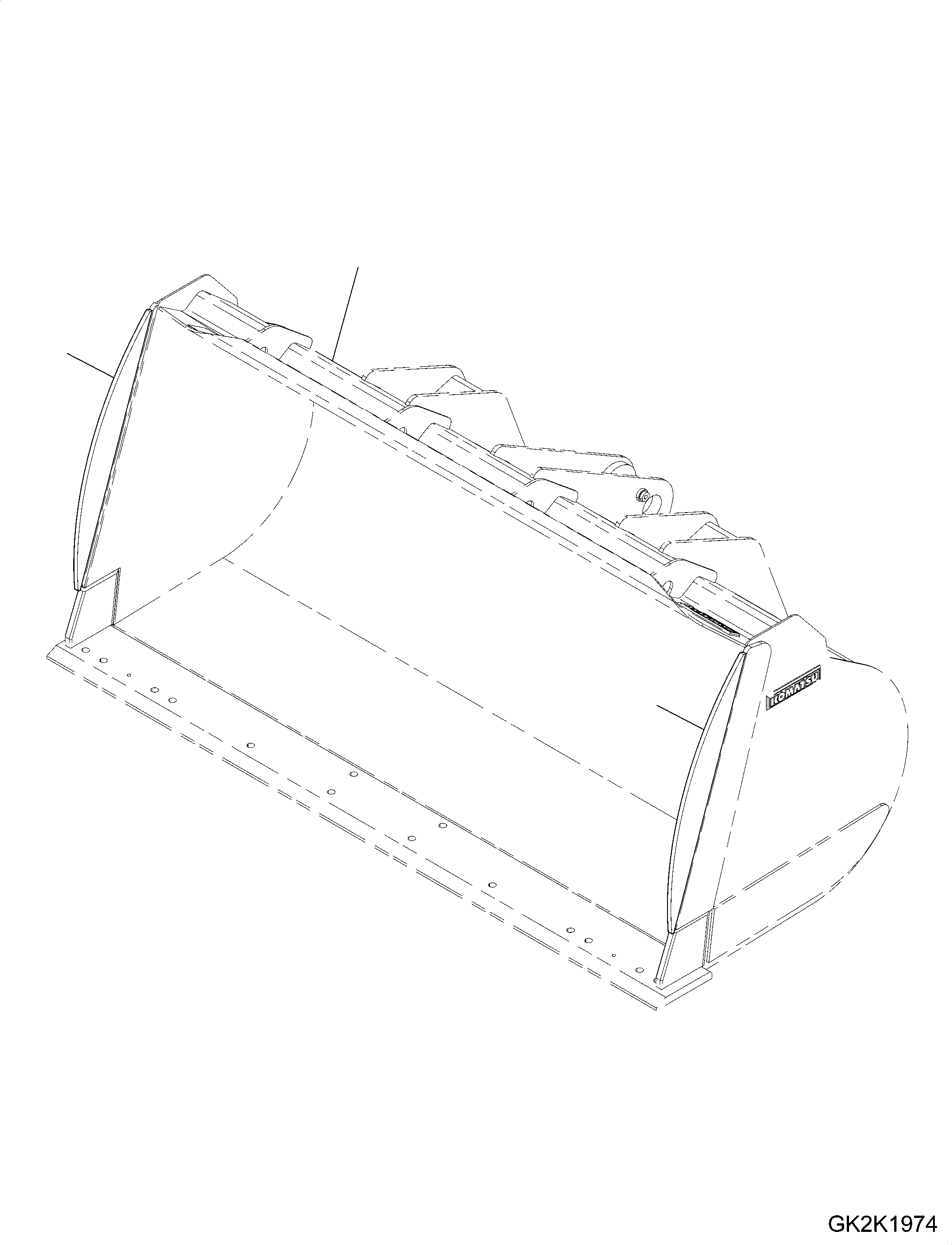 Пластина сварная 419-74-H2N20 KOMATSU