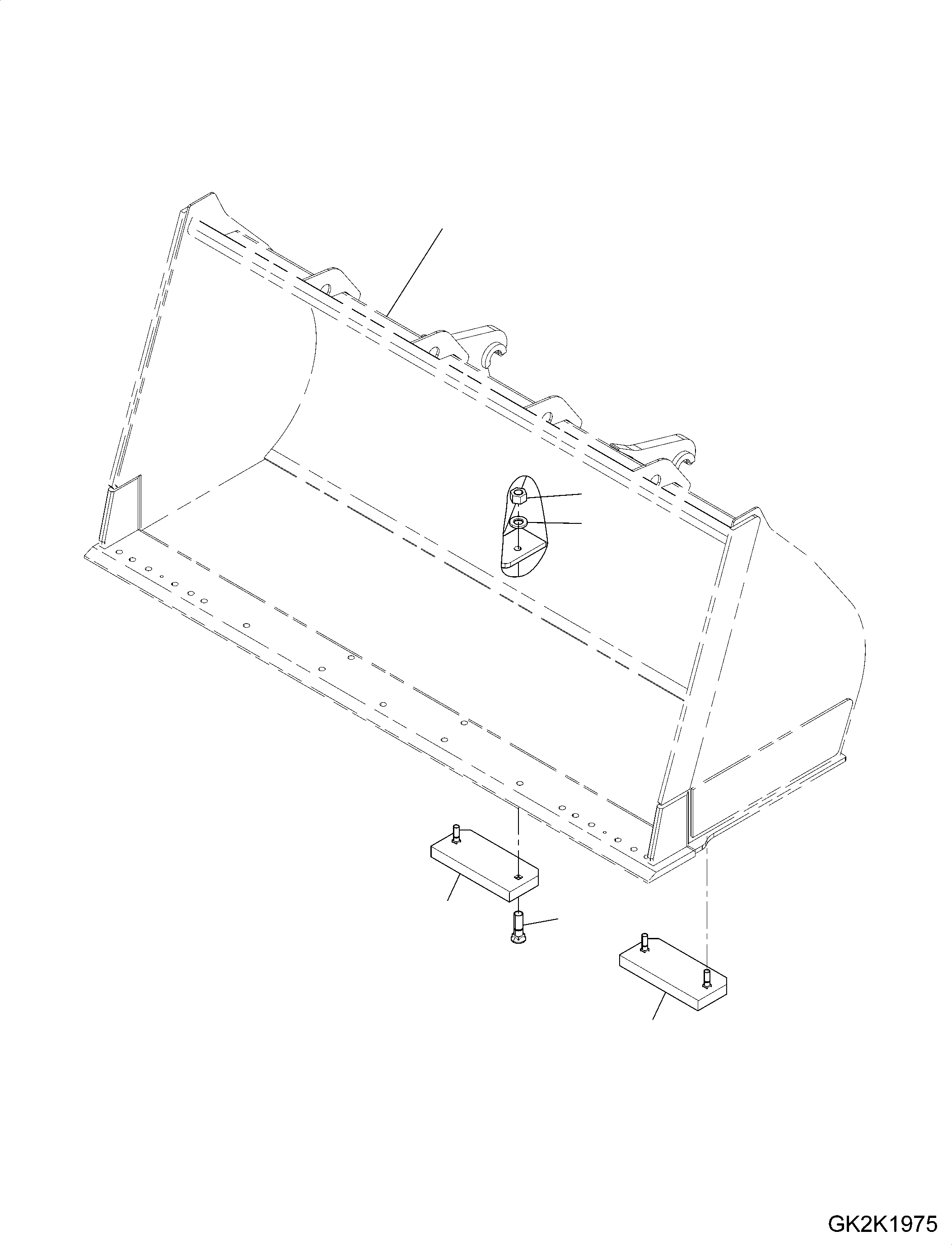 Plate, Weare 419-75-H2A40 KOMATSU