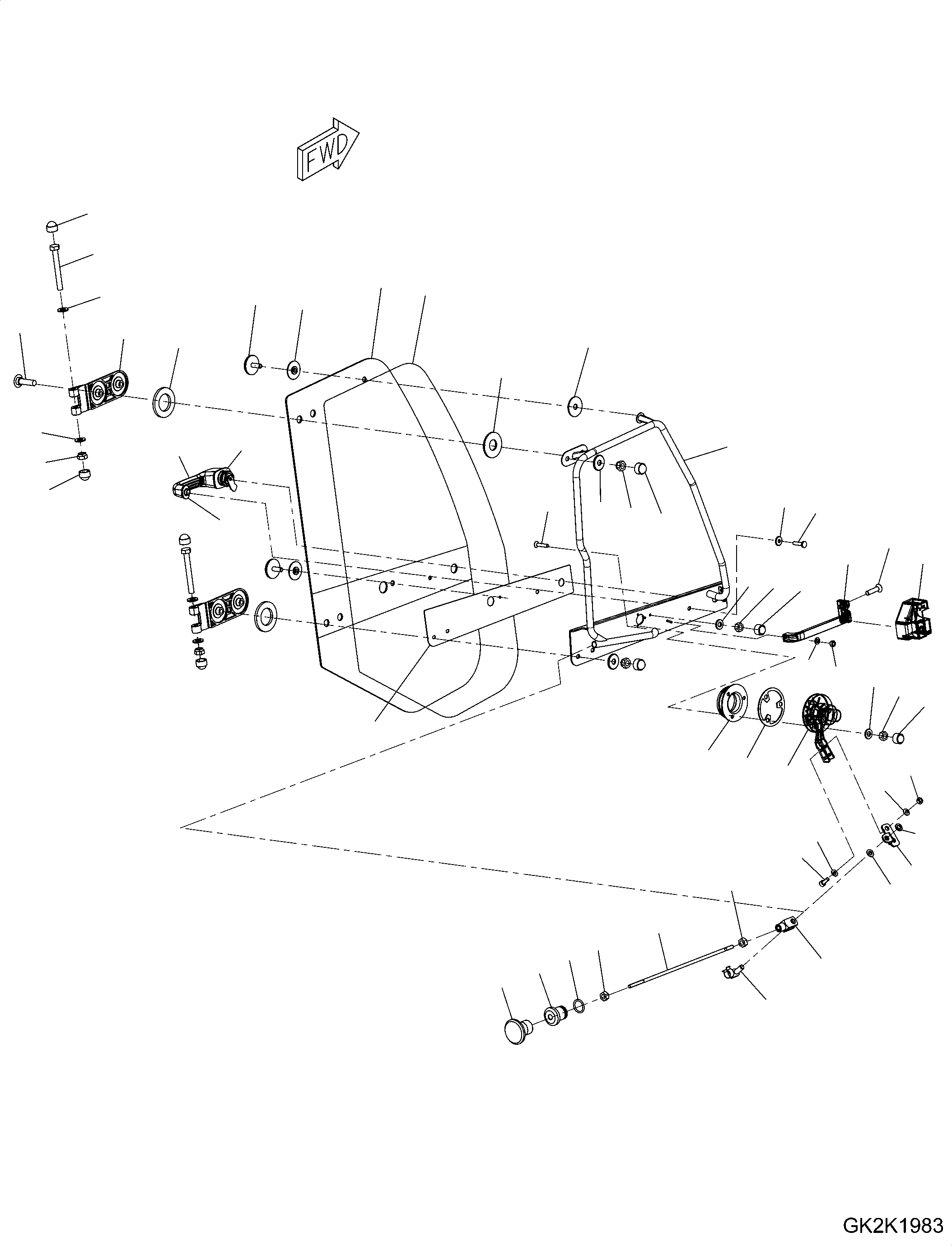 Уплотнение 42W-56-H0P14 KOMATSU