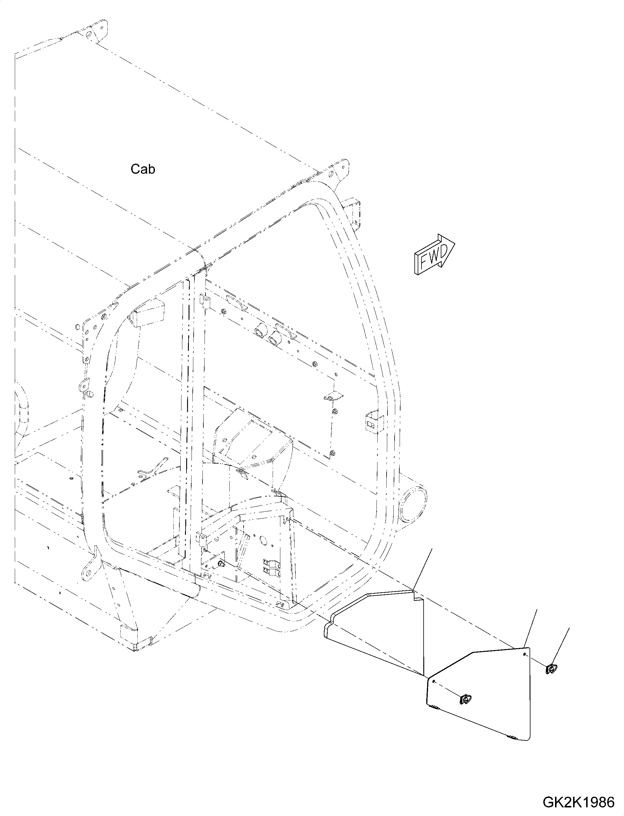 Sheet, Foam, R.H. 42T-56-41300 KOMATSU