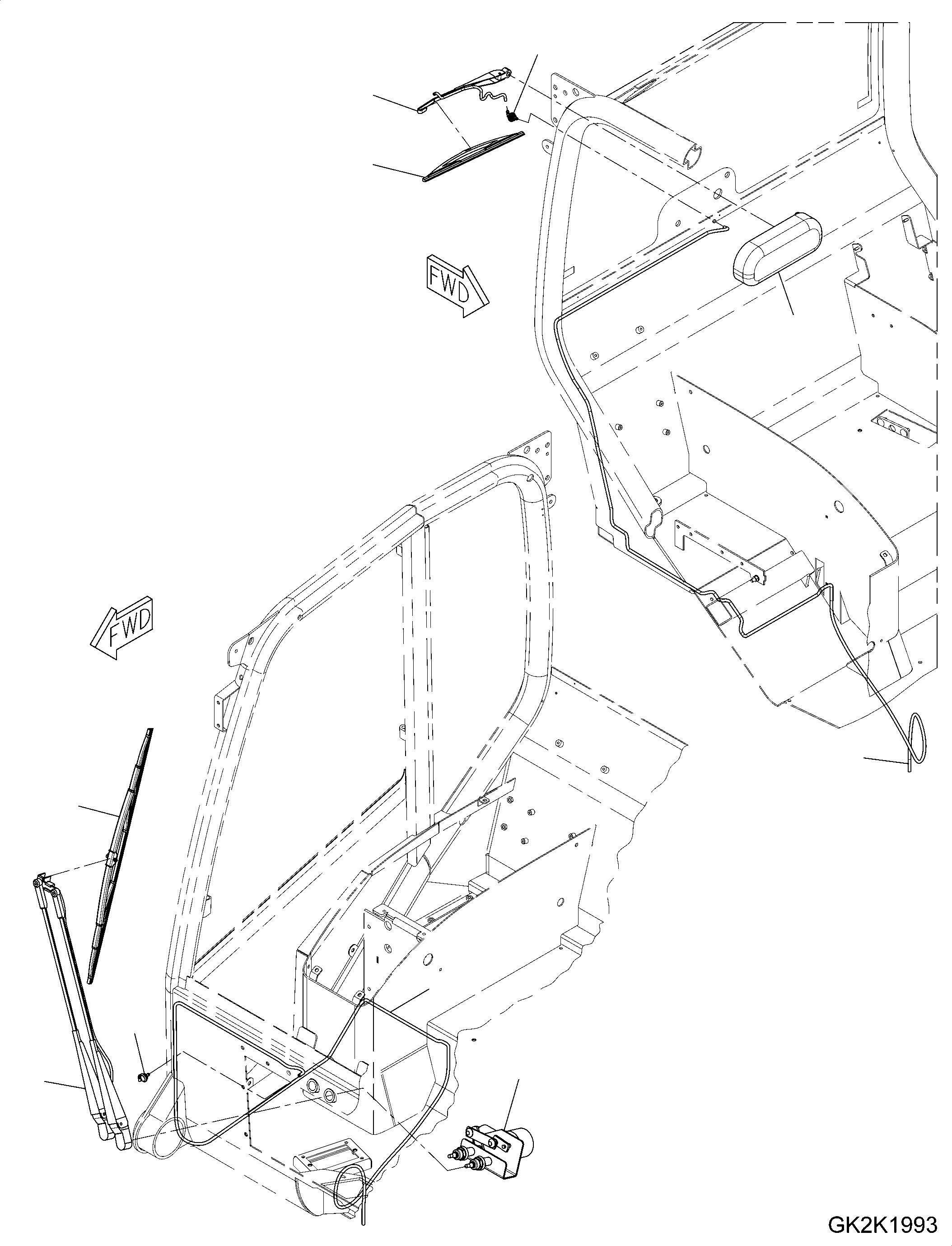 Щётка стеклоочистителя 421-56-H0S15 KOMATSU