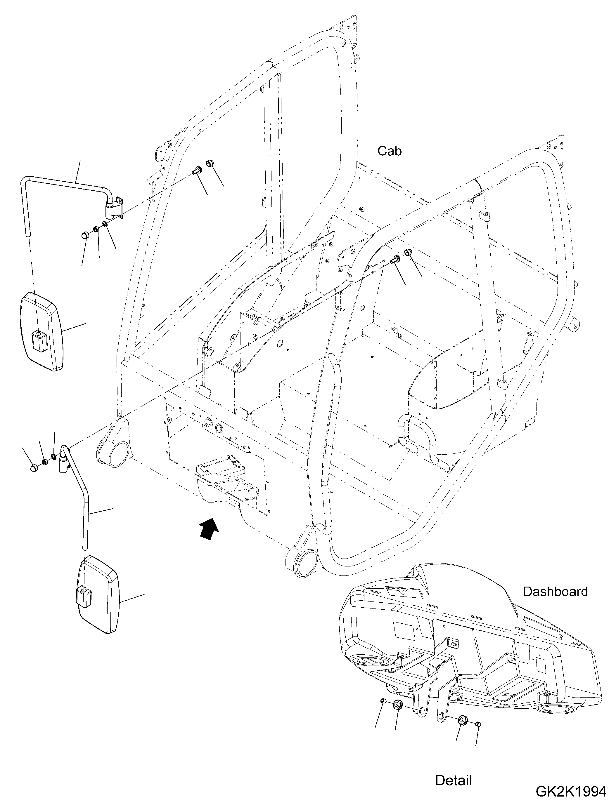 Проходная втулка 42T-56-H0R41 KOMATSU