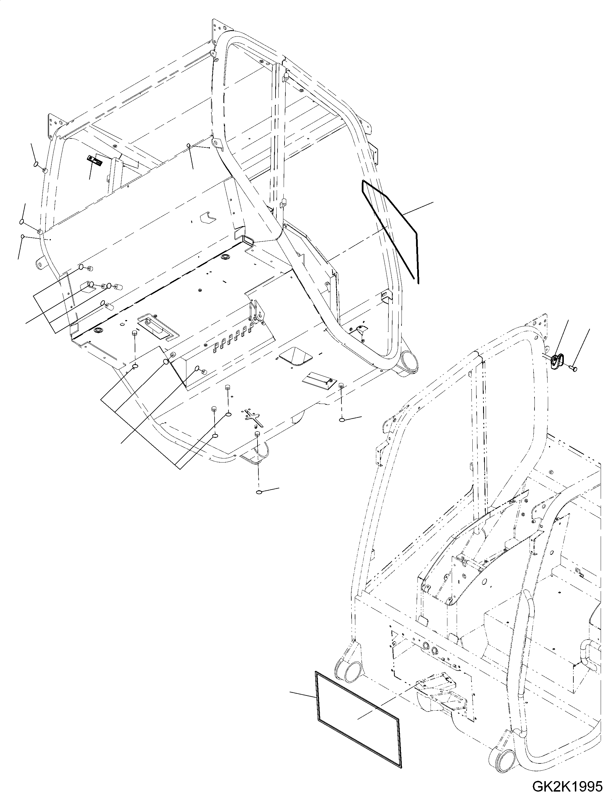 Rubber, 1712mm 42T-56-41580 KOMATSU