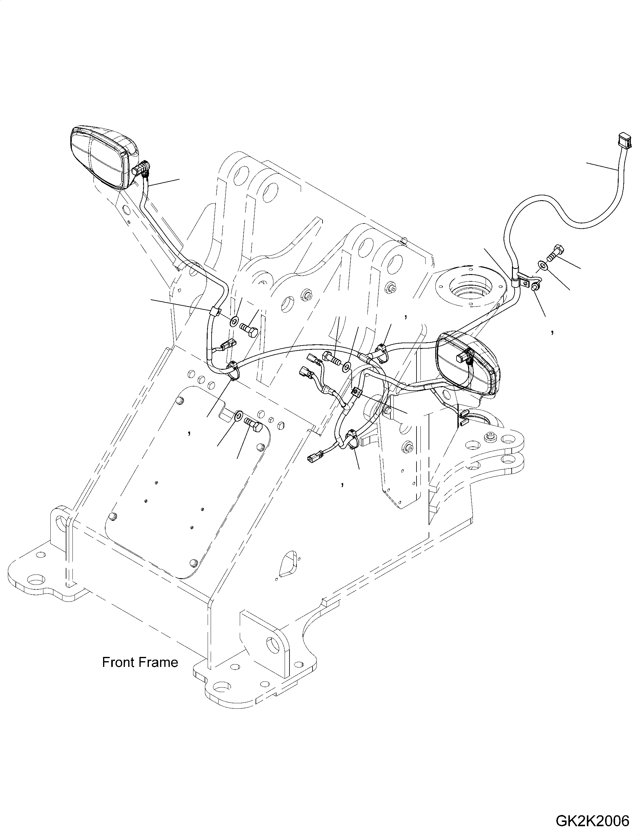 Жгут проводов 42W-06-42422 KOMATSU