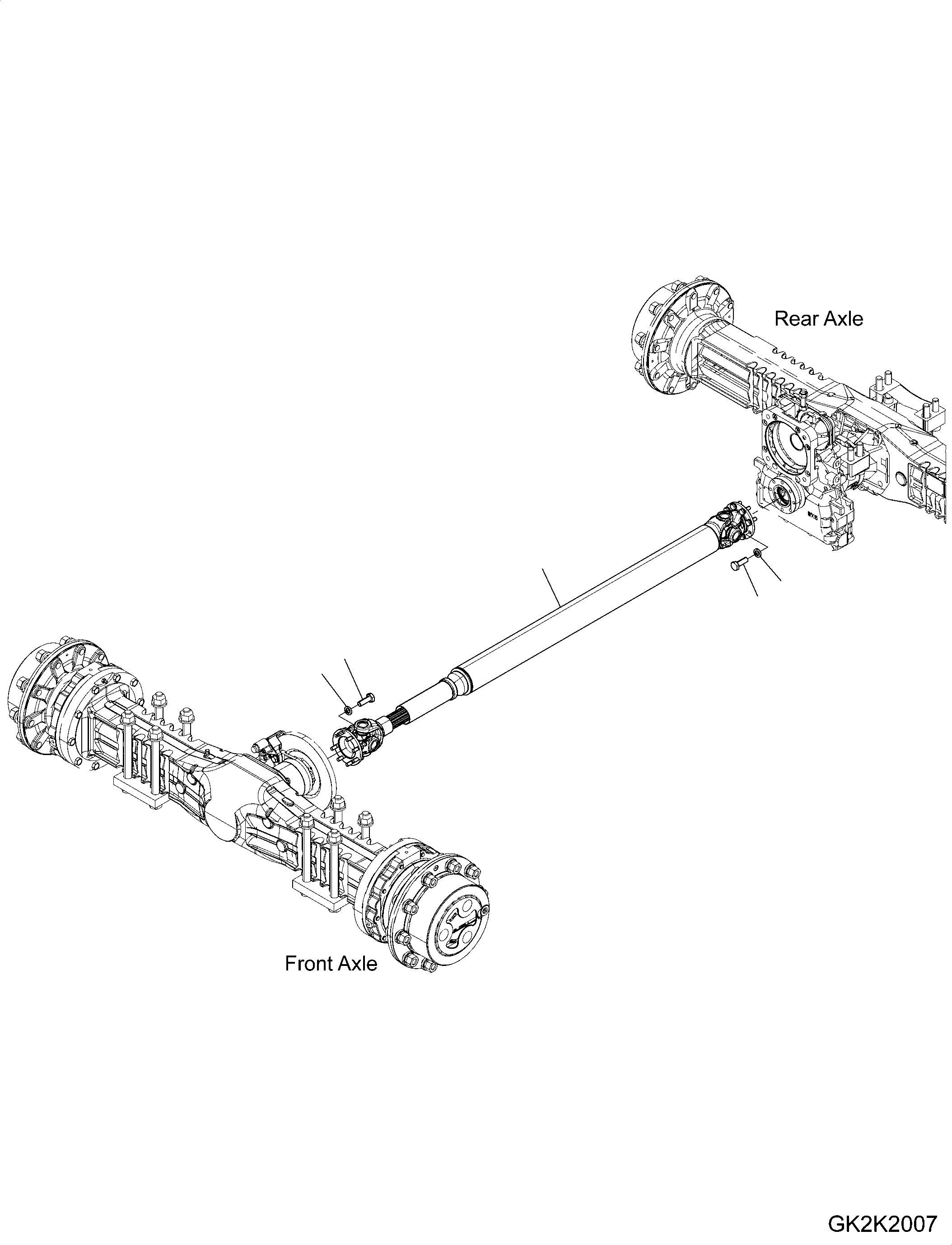 Карданный вал 42W-20-41000 KOMATSU