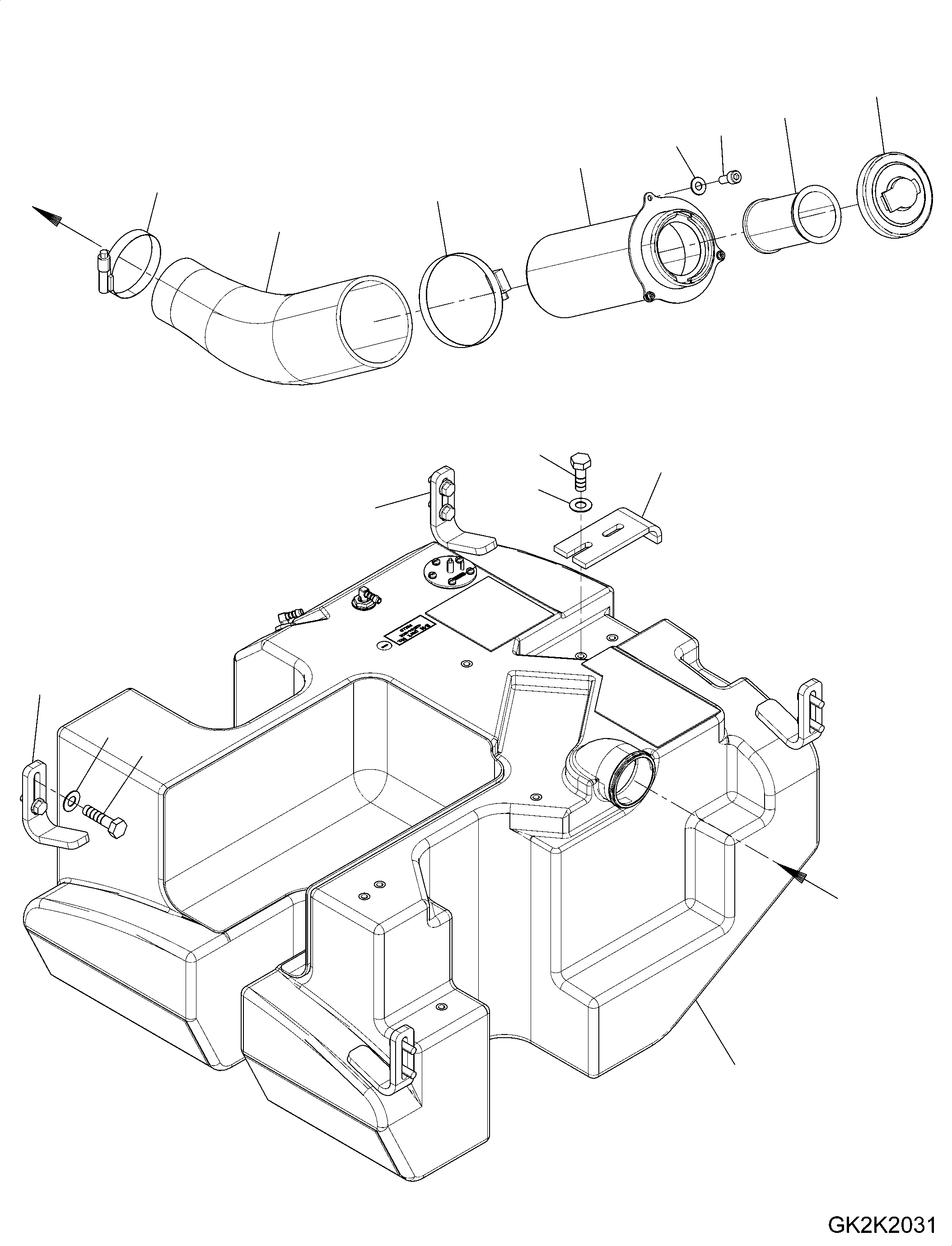 Шланг 42U-04-42110 KOMATSU
