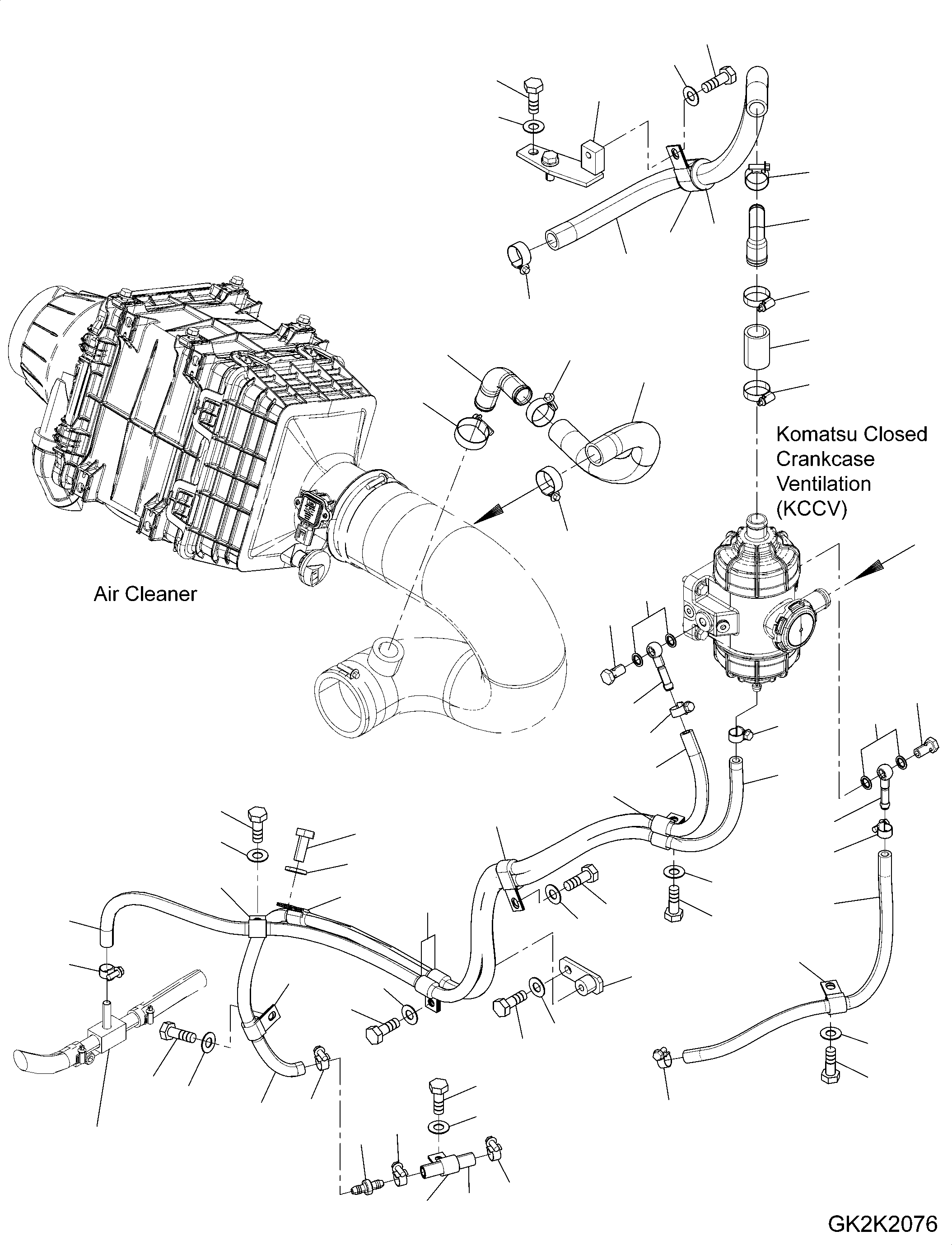 Трубка 42W-01-42110 KOMATSU