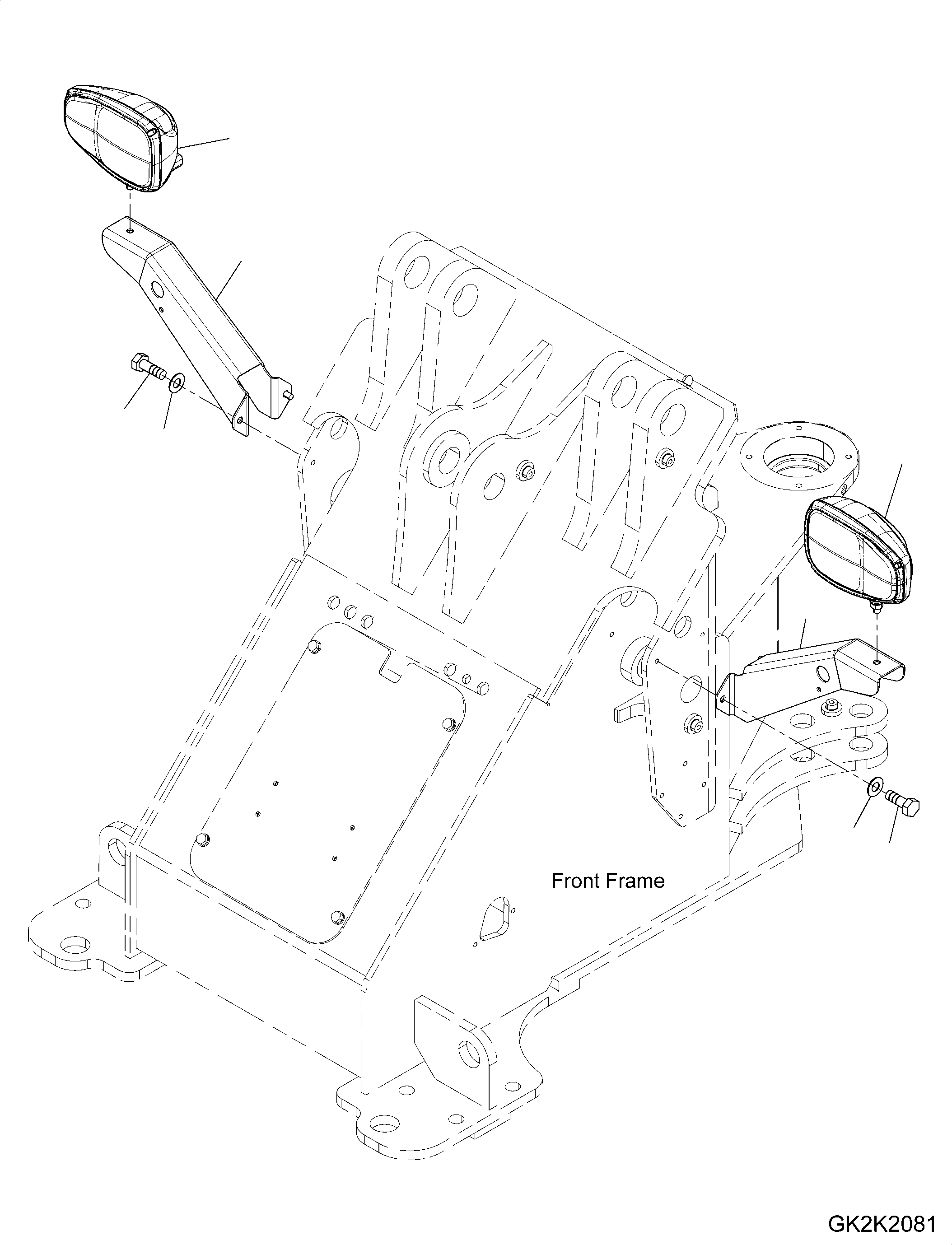 Lamp, Holder 42W-06-43131 KOMATSU