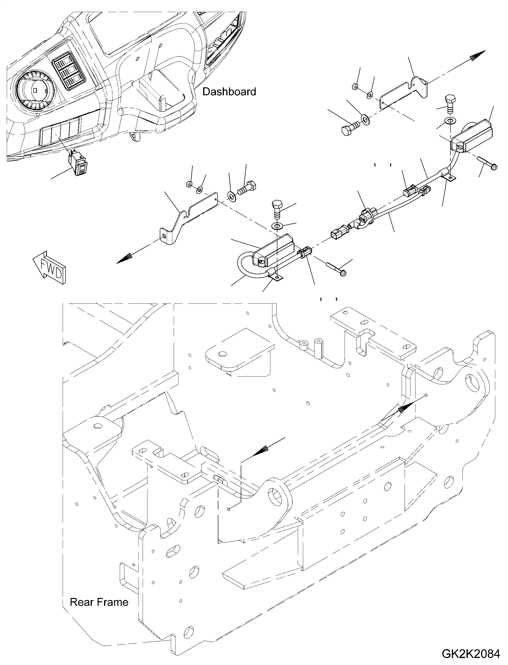 Жгут проводов 42W-06-42360 KOMATSU