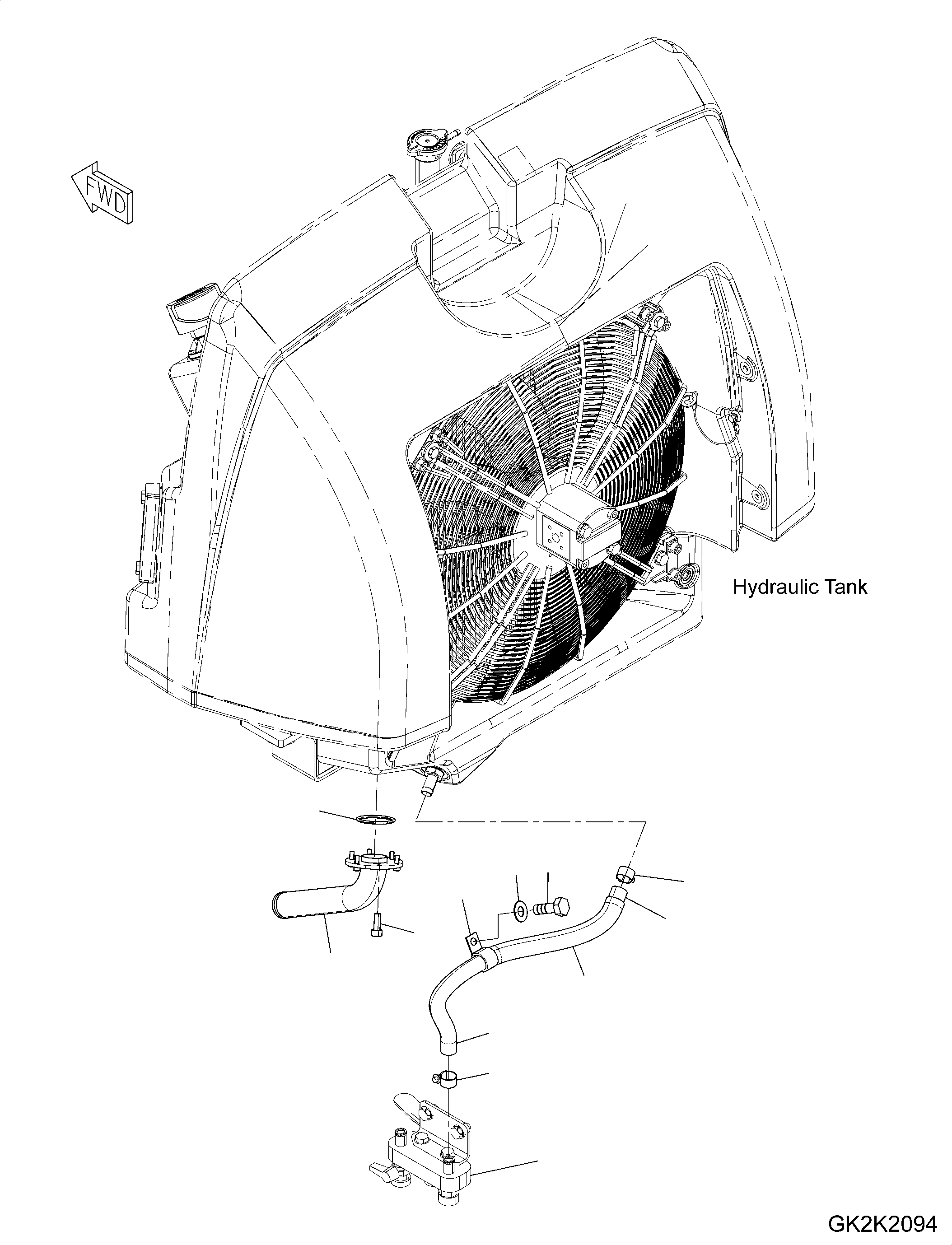 Block Assembly, Drain (42W-01-42041) KOMATSU