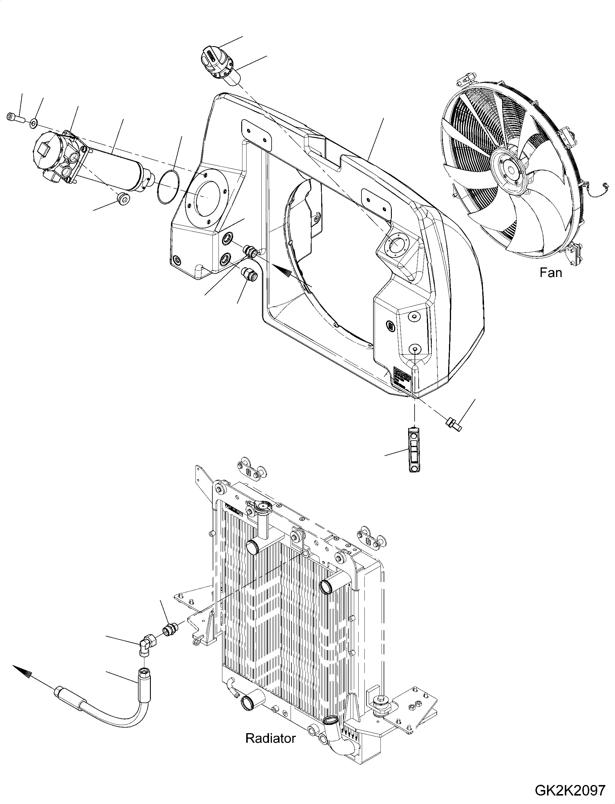 Фильтрующий элемент 42W-60-40210 KOMATSU