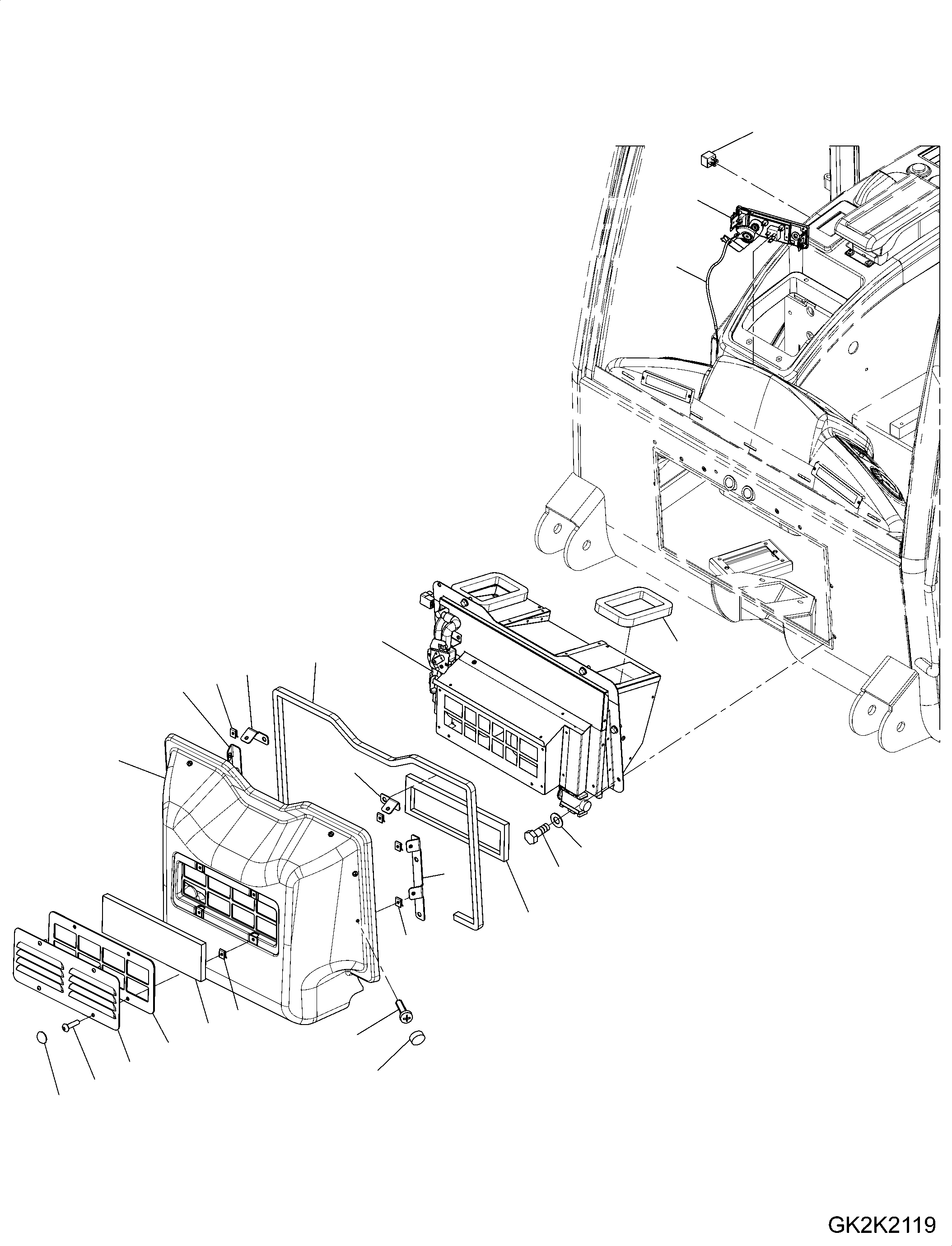 Кондиционер (42W-07-41190) KOMATSU