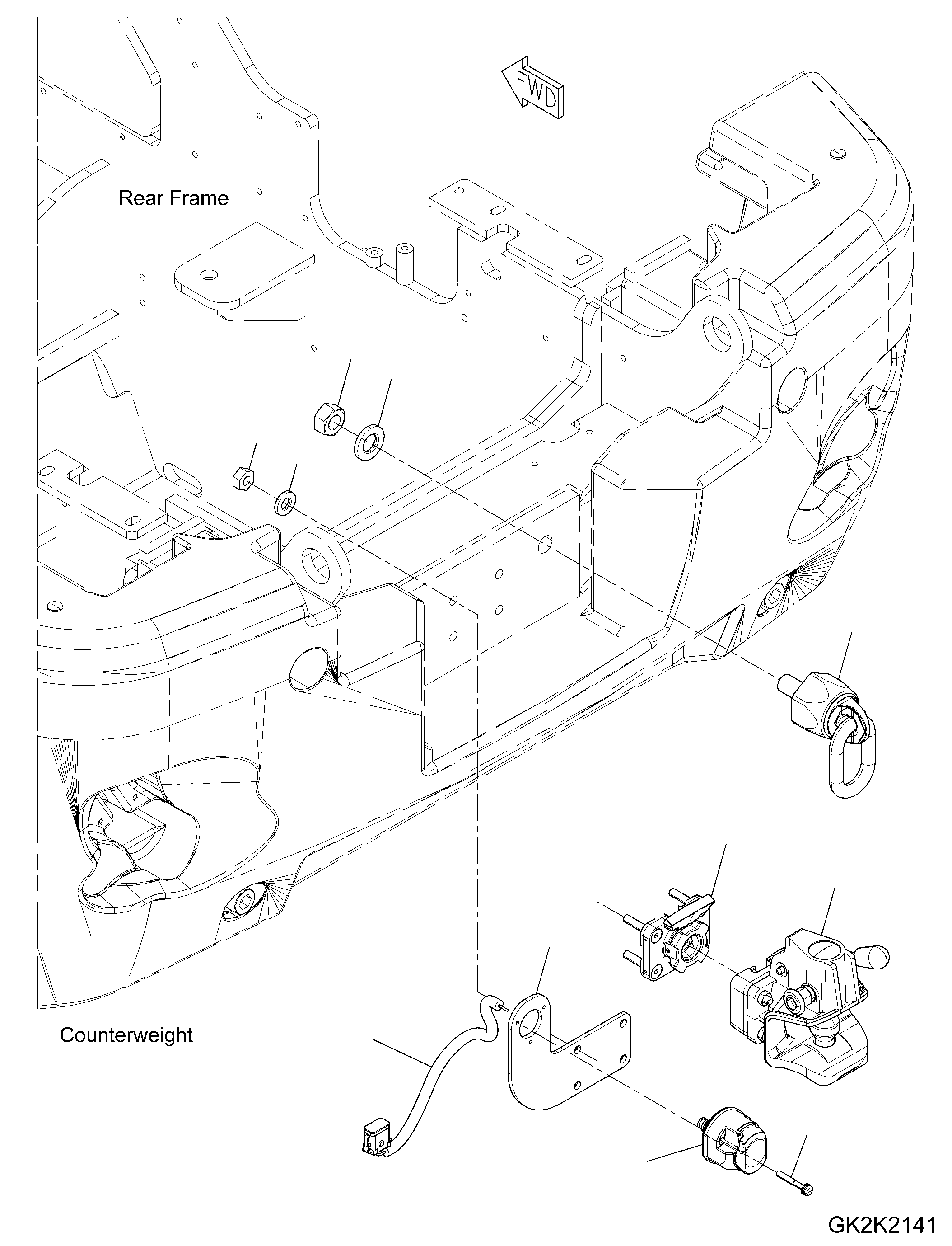 Основание 42W-46-45200 KOMATSU