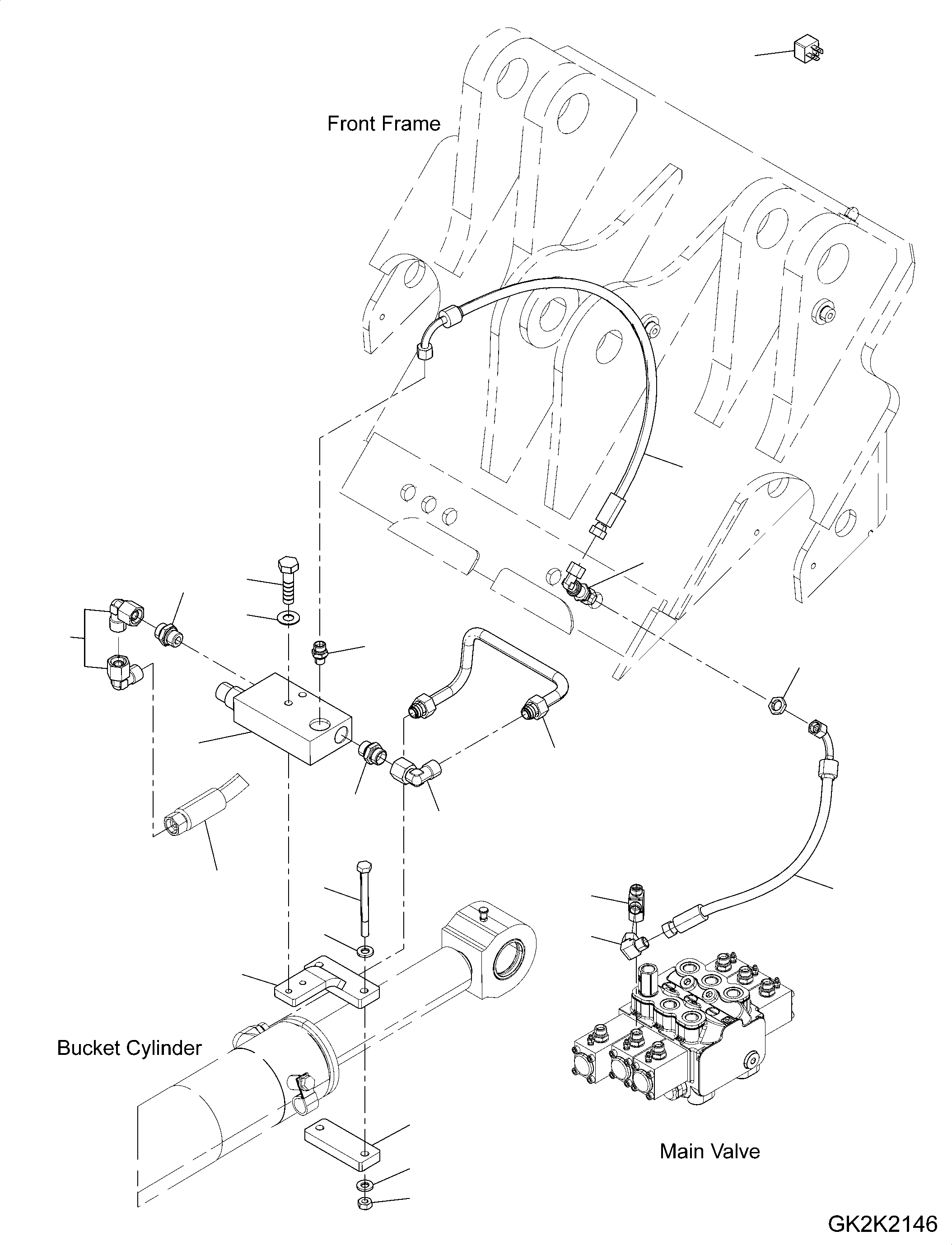 Трубка 42U-62-23640 KOMATSU