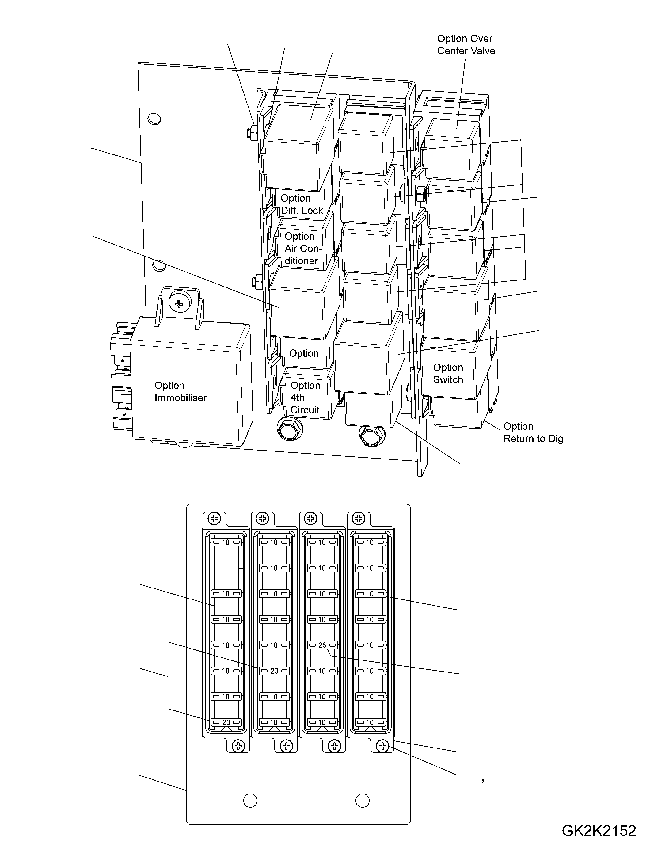 Fuse Box Assembly 42W-06-46110 KOMATSU