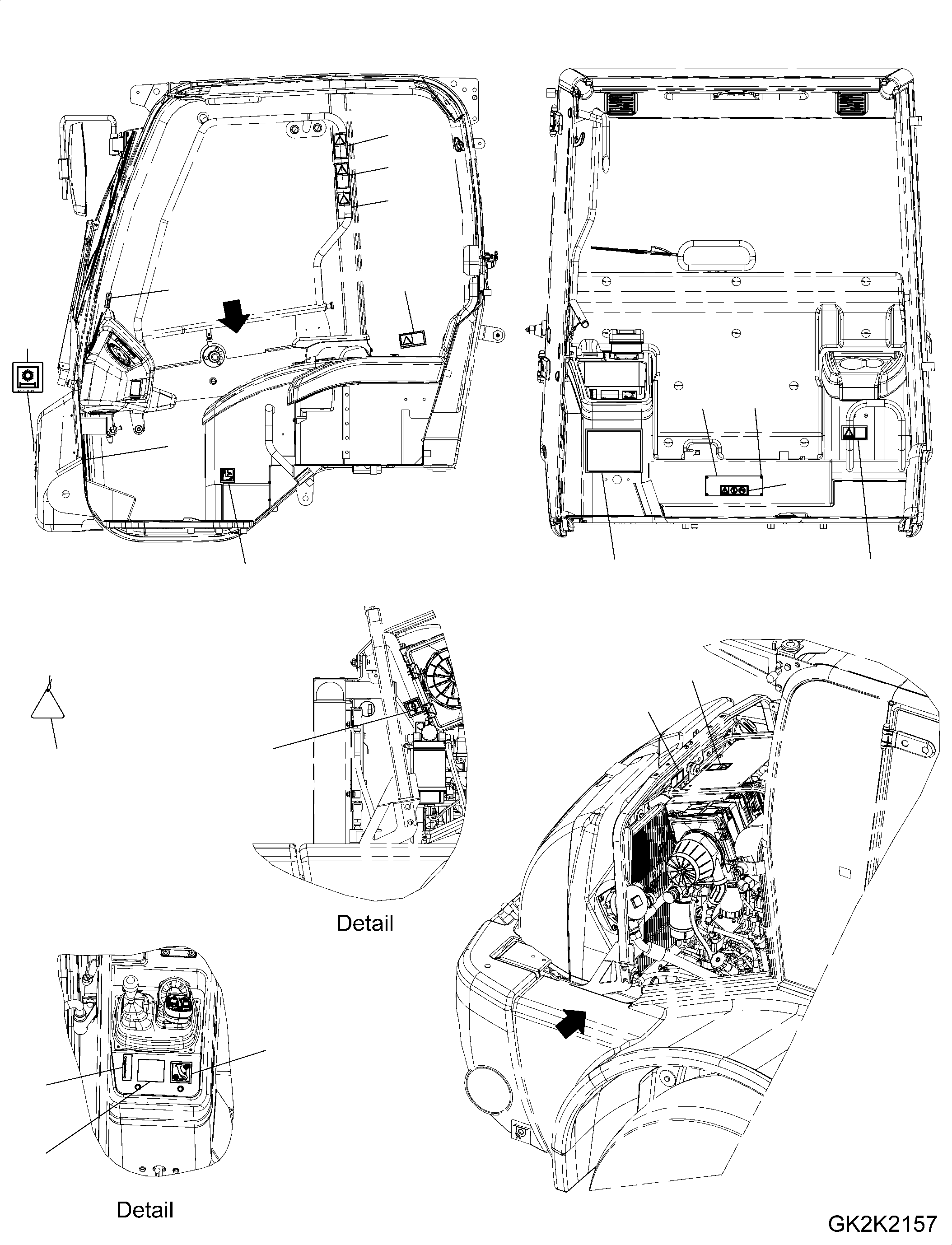 Decal, Relay Fuses 42W-93-41200 KOMATSU