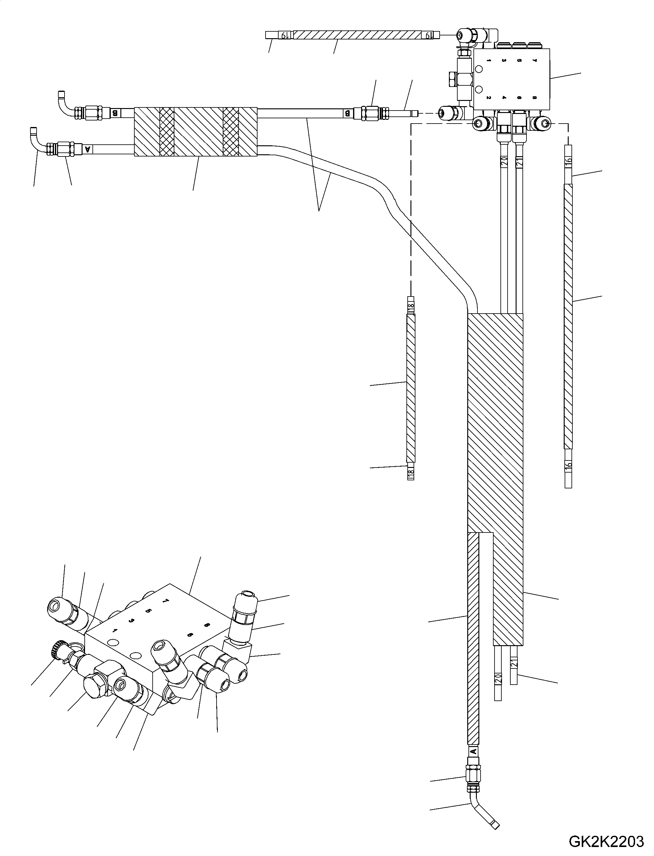 Feeder Assembly 418-S95-5161 KOMATSU