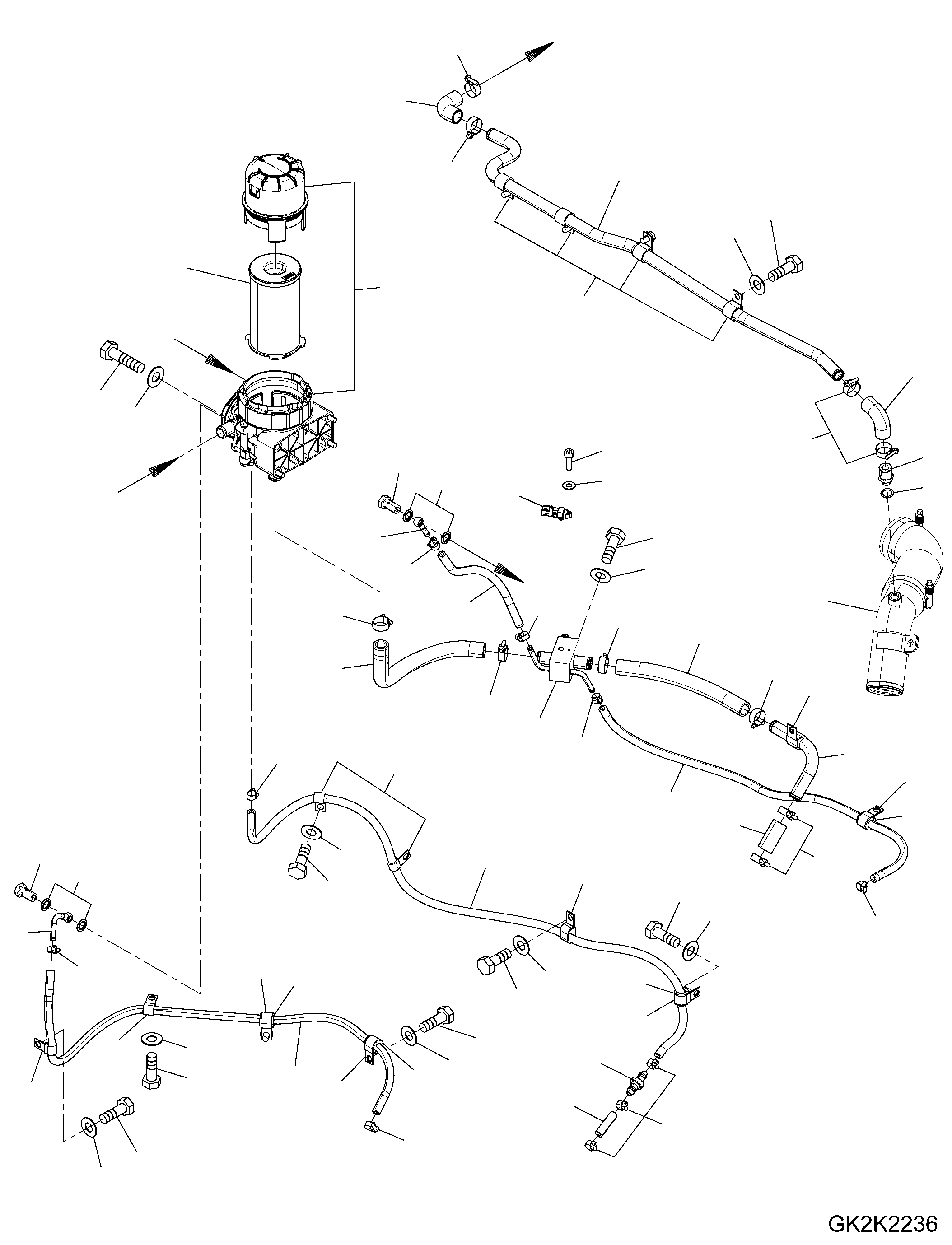 Шланг 20E-01-51180 KOMATSU