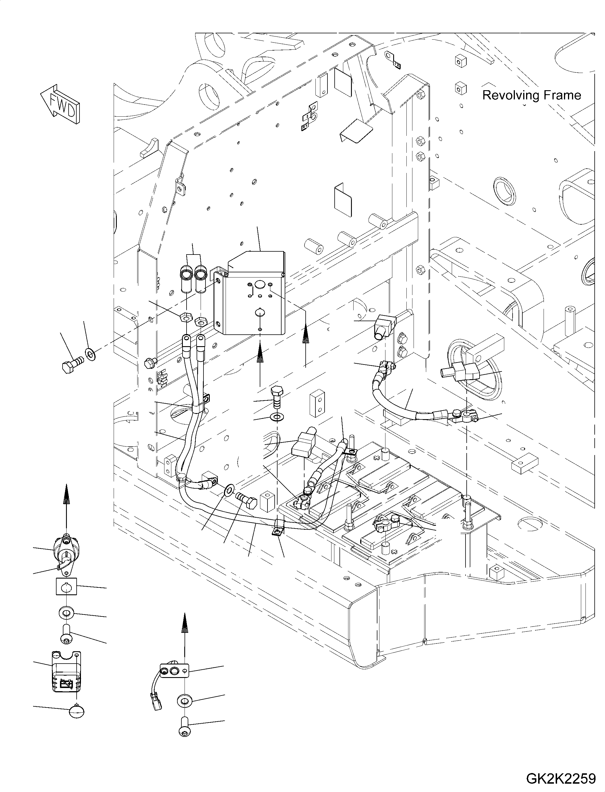 Cable, Battery Main Switch 20E-06-51420 KOMATSU