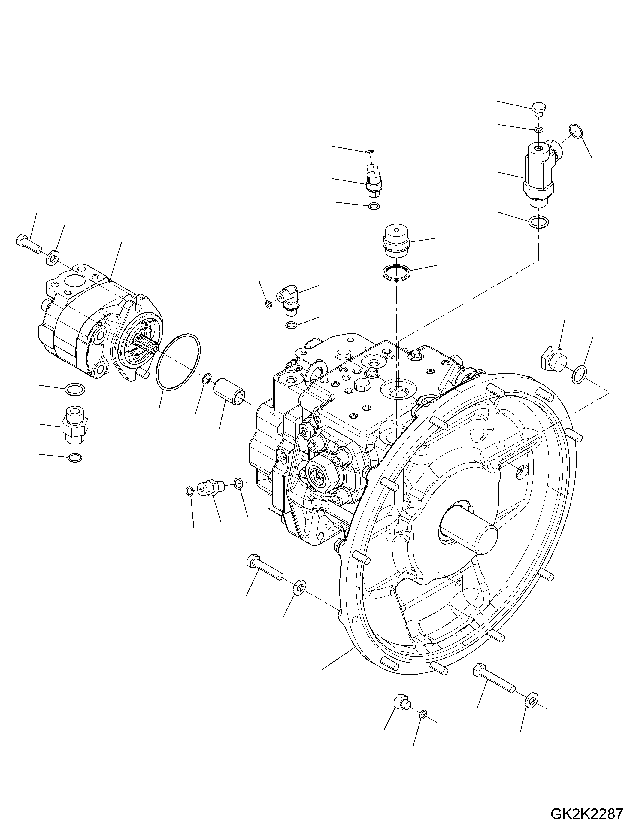 Main Pump Assembly 708-1L-00130 KOMATSU