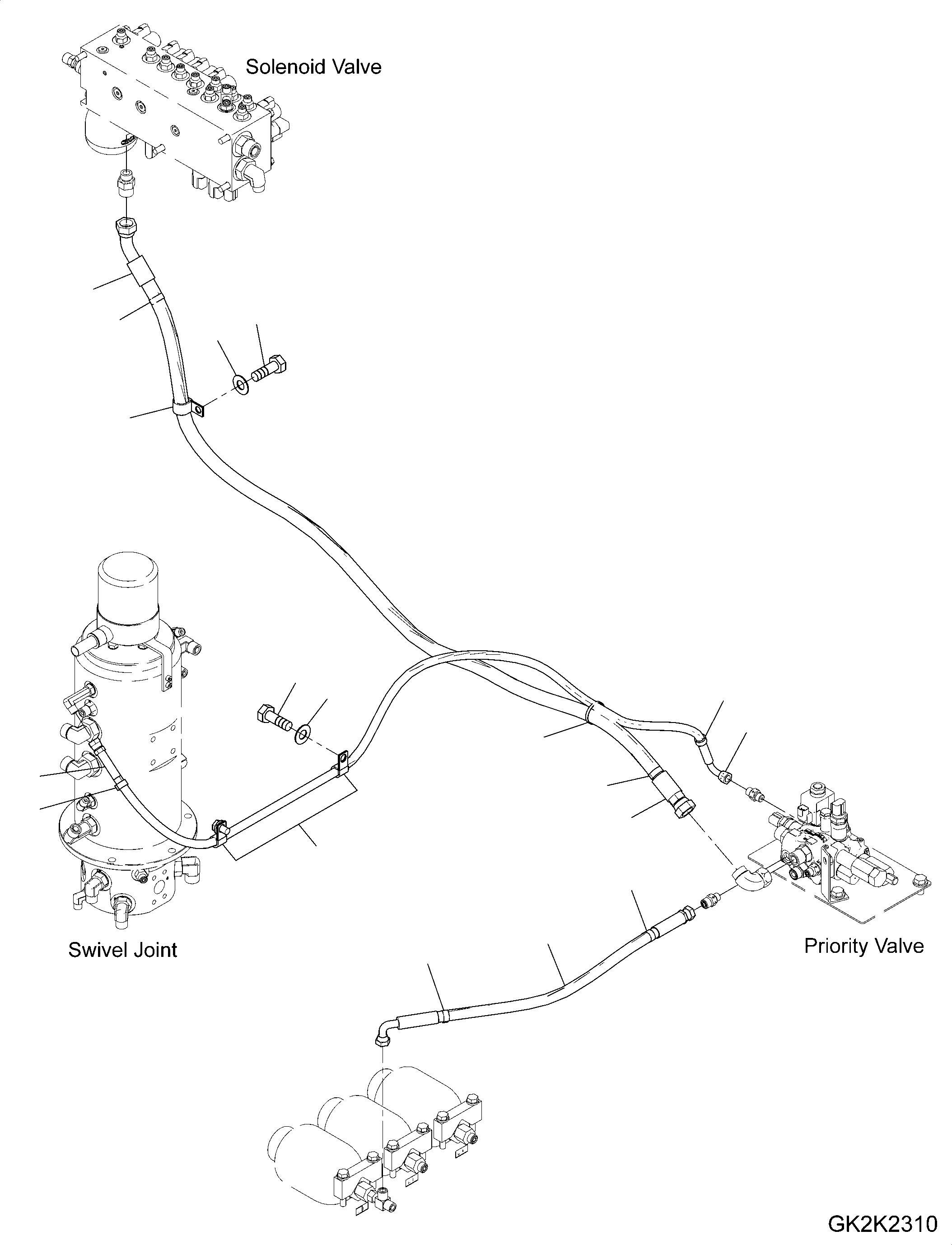 шланг 02776-00519 KOMATSU