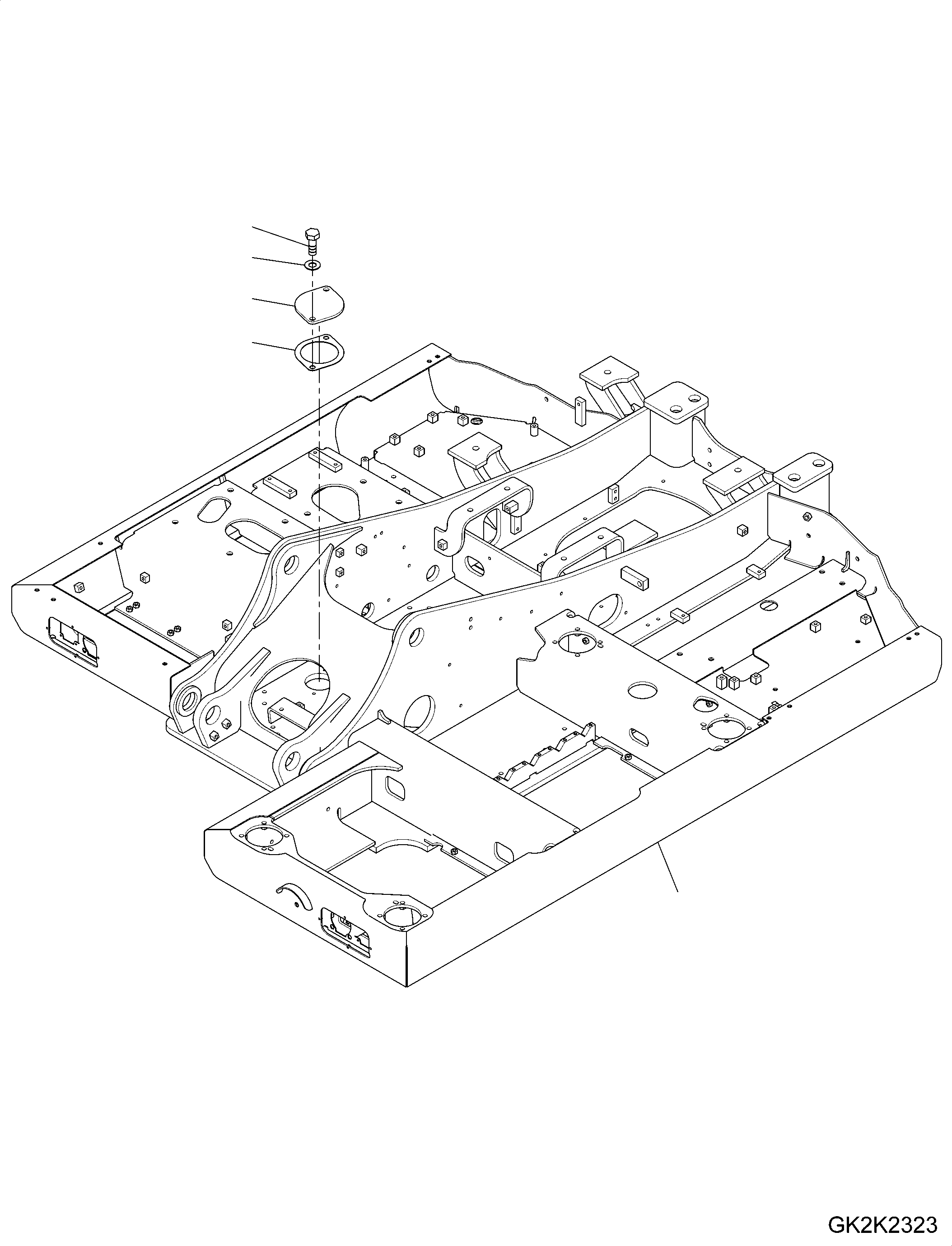 Frame, Revolving 20E-46-61192 KOMATSU